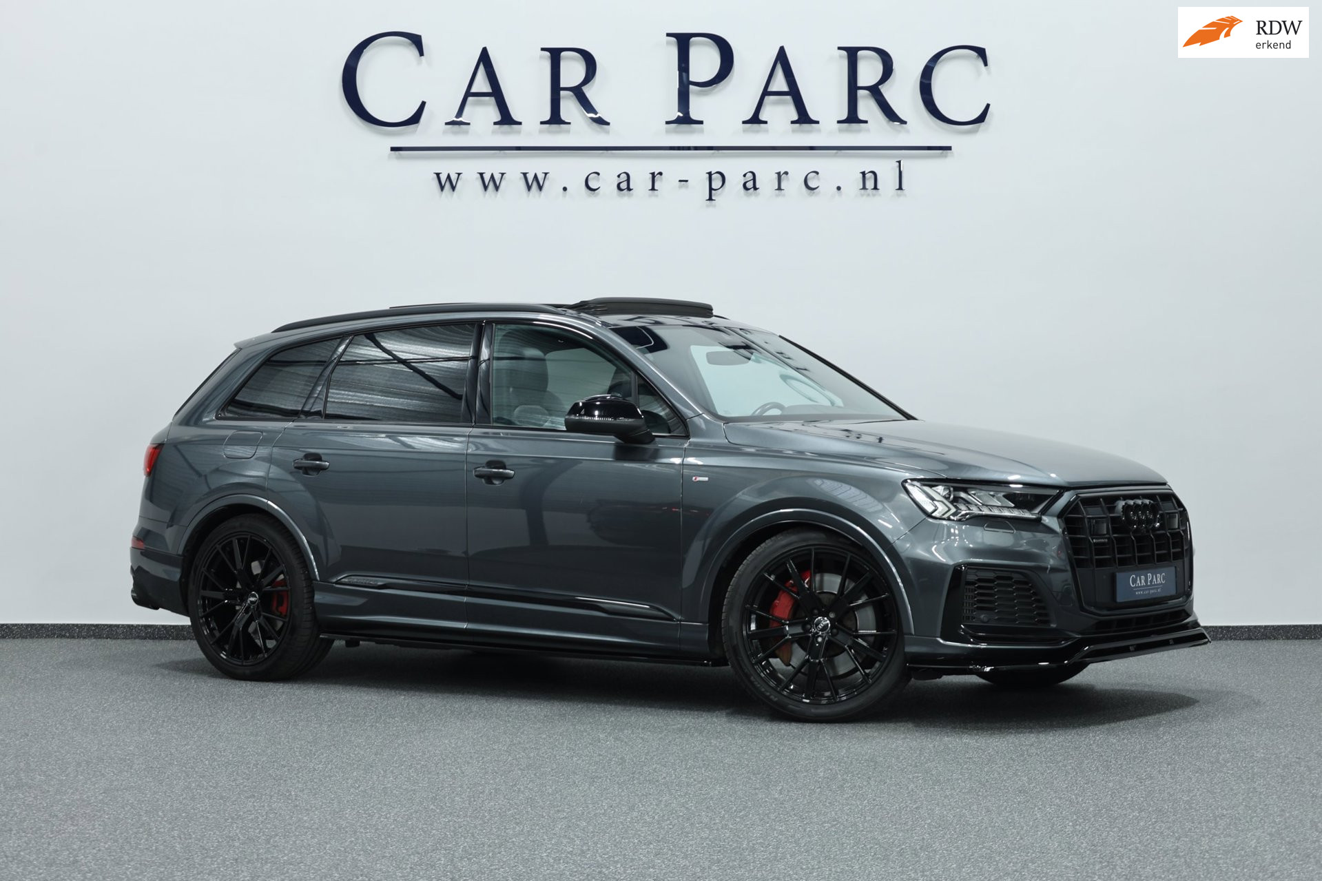 Audi Q7 60 TFSI e quattro Competition 456+PK 3x S-LINE/MAXTON/B&O/SFEER/PANO/LUCHT/RS ZETELS+S.VERWARMING/21"/ACC/12 MND GARANTIE 2020 - voorkant