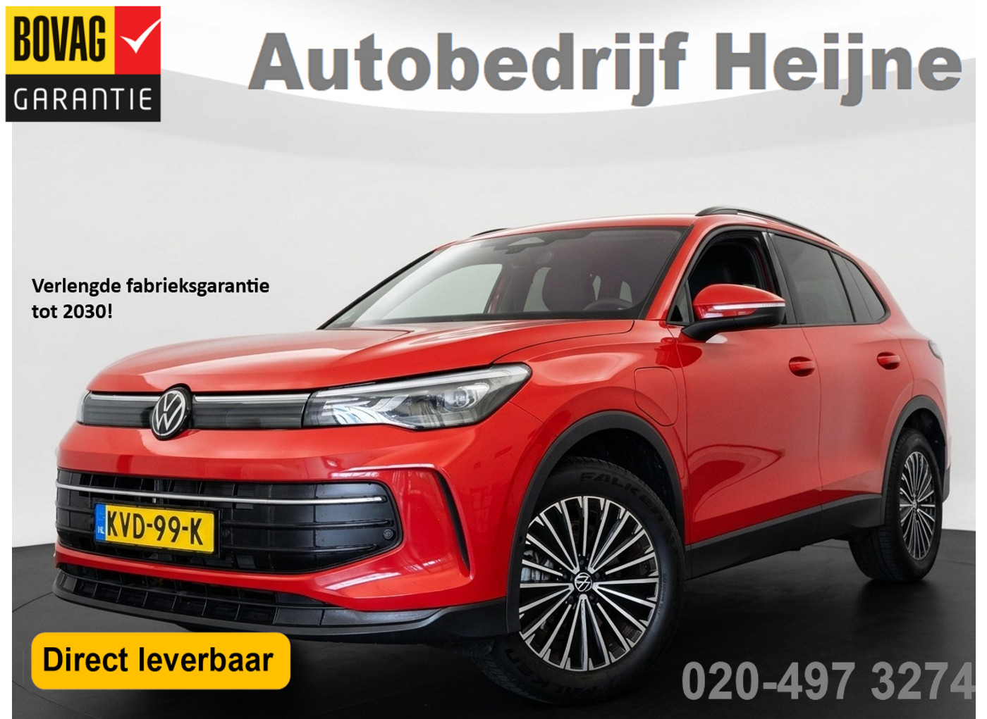Volkswagen Tiguan 1.5 TSI 204PK eHybrid [PHEV] DSG LIFE 2025 - voorkant