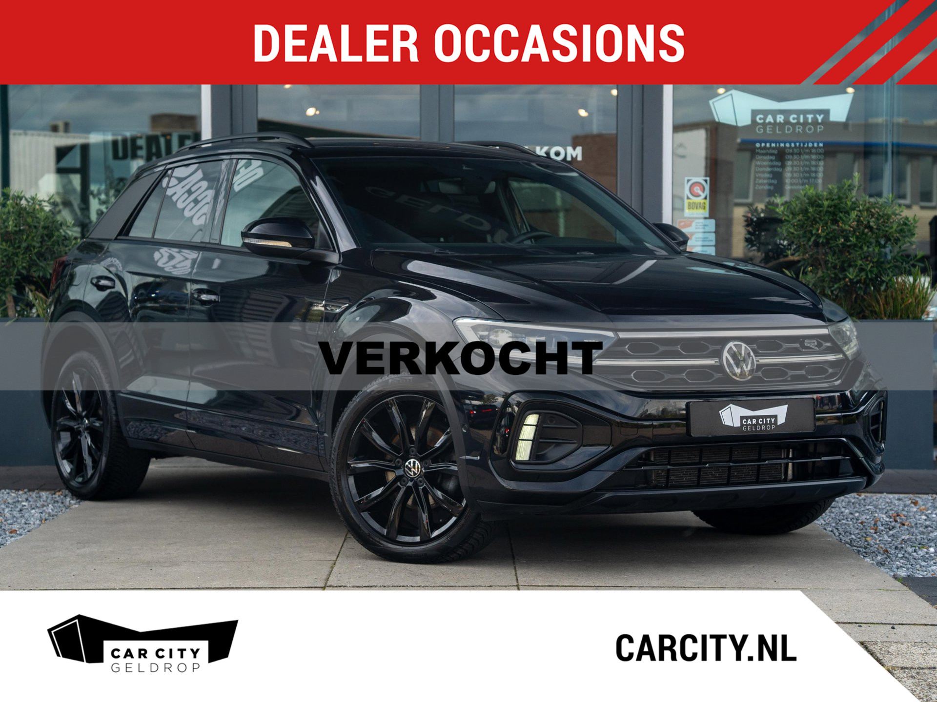 Volkswagen T-roc 1.5 TSI R-Line 150pk Automaat R Line BlackStyle / Keyless / iQ Light / Camera 2023 - voorkant