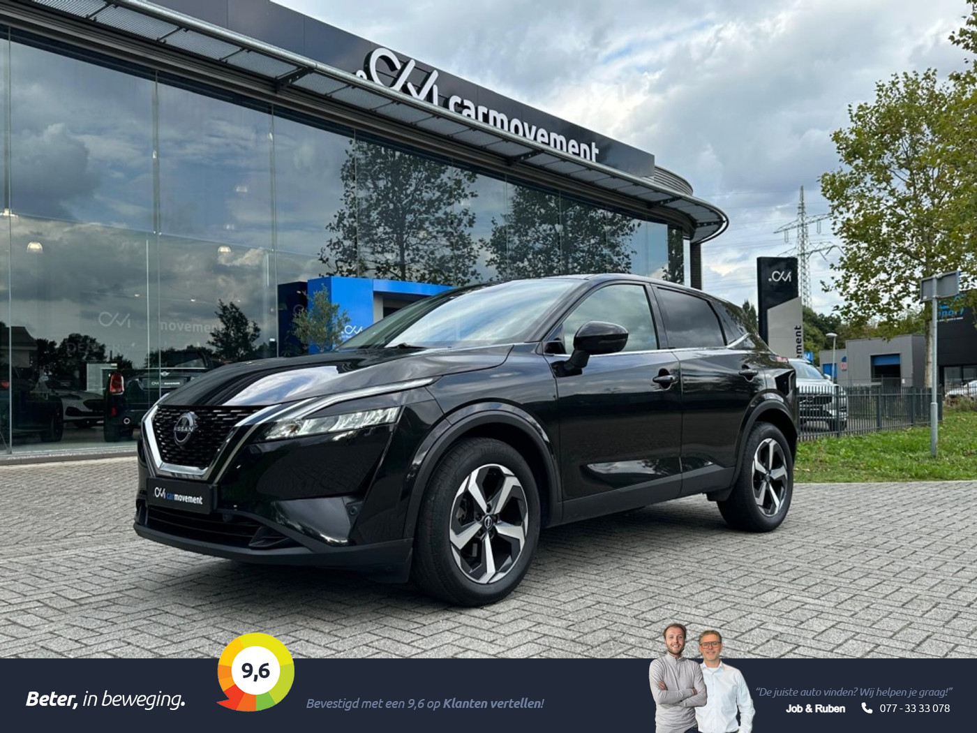 Nissan Qashqai 1.3 MHEV Aut. N-Connecta I Camera I Navi I Led I 19 Inch 2023 - voorkant