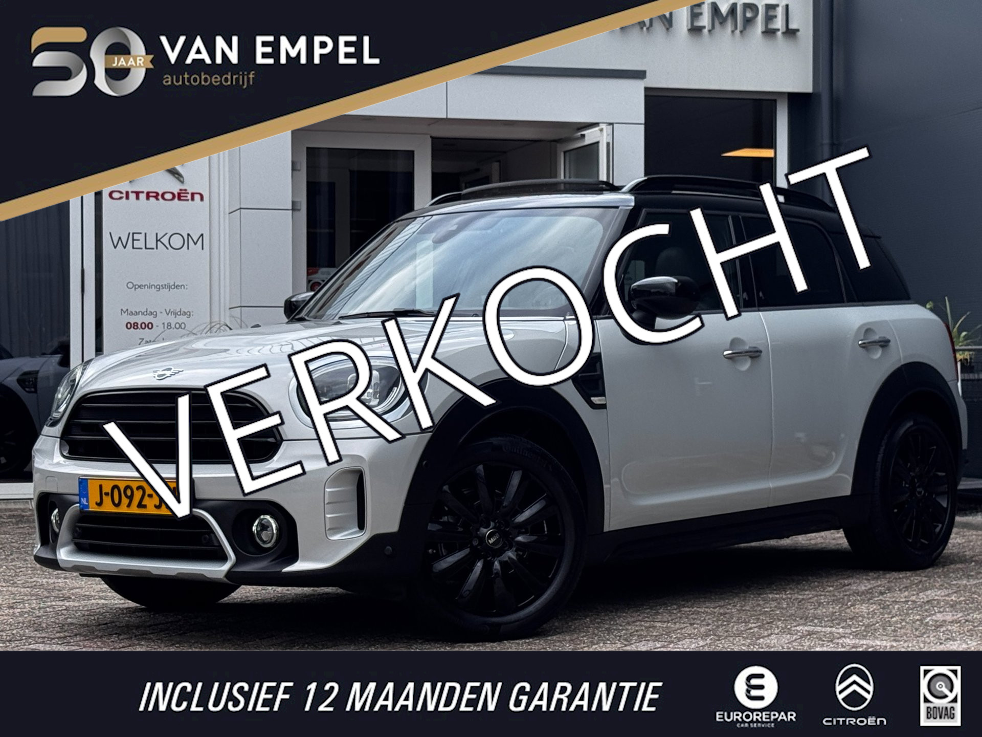 Mini Countryman Cooper 1.5 Cooper Chili | Pano | NL-Auto | Leder | Harman Kardon | Stoelverwarming | HUD | Climate Control 2020 - voorkant