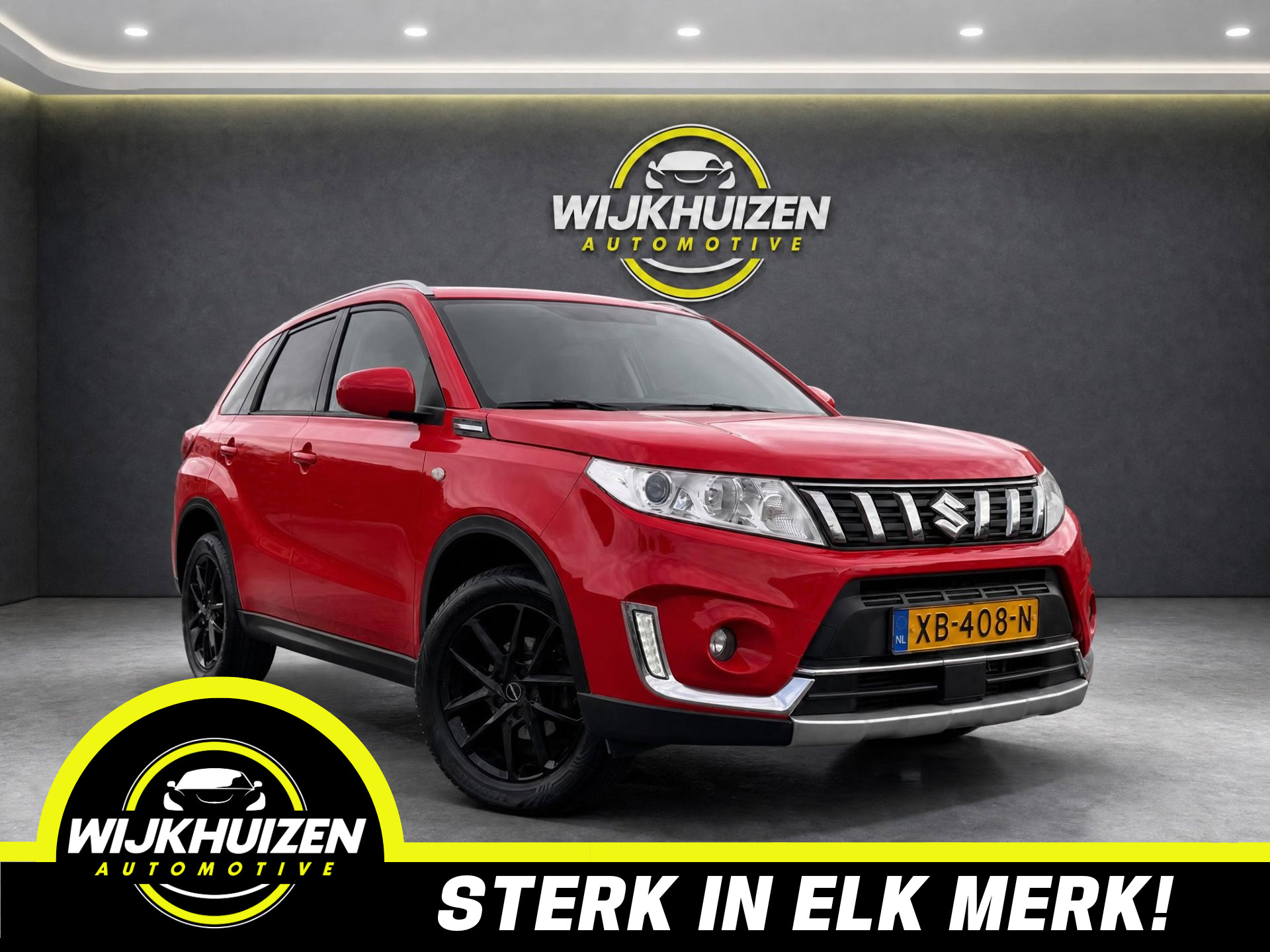 Suzuki Vitara 1.0 Boosterjet Blackline met Climate !!! Camera !!! Cruise !!! Vol Opties !!! 2018 - voorkant