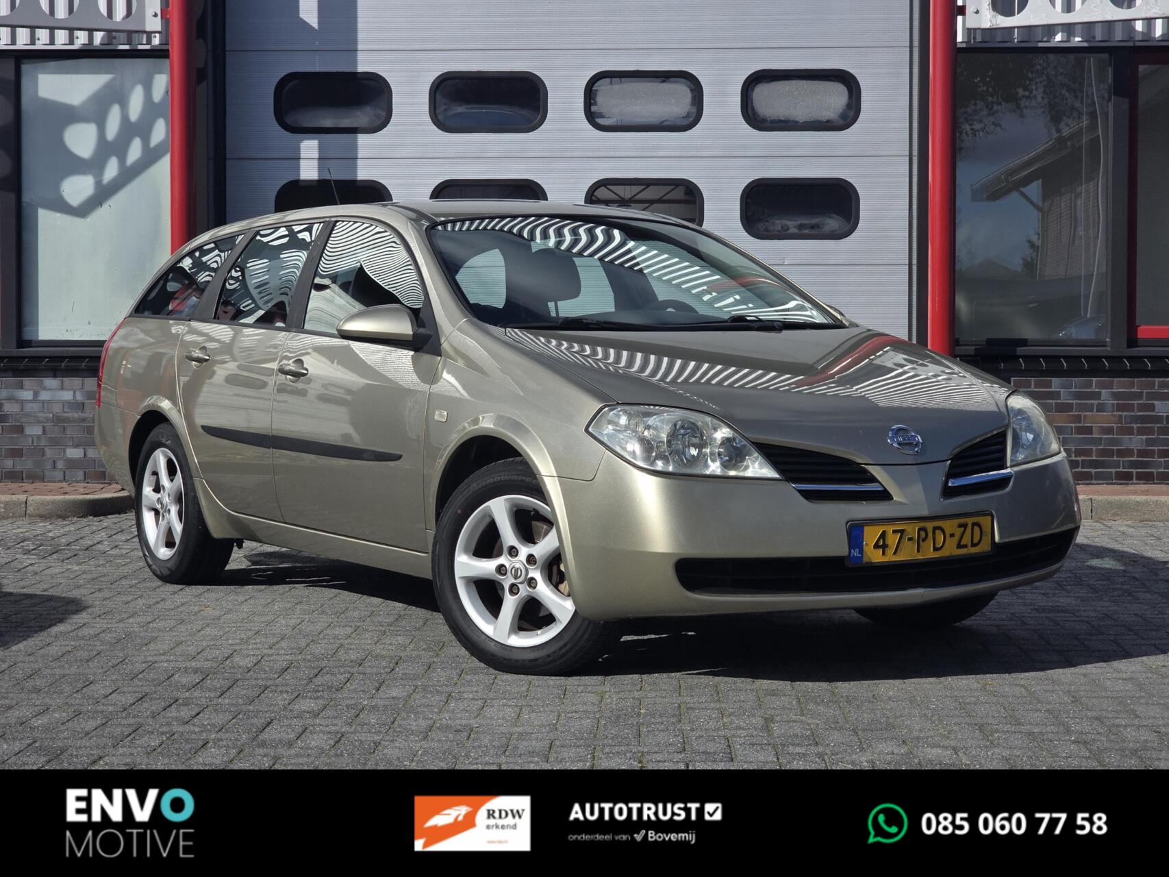 Nissan Nissan Primera 1.8 Visia Automaat Naci/Cruise/Clima 2004 - voorkant