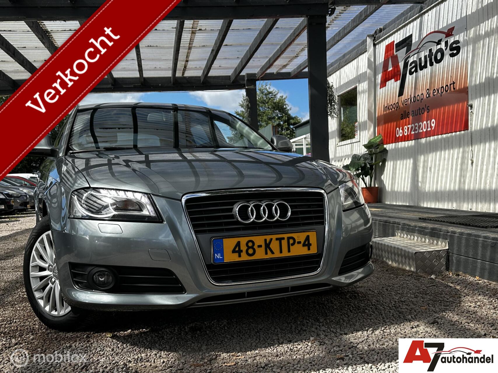 Audi Audi A3 1.4 TFSI 125pk AUTOMAAT Ambition XENON I GOED ONDERHOUDEN + KEURIG NETJES + APK 2027 2010 - voorkant
