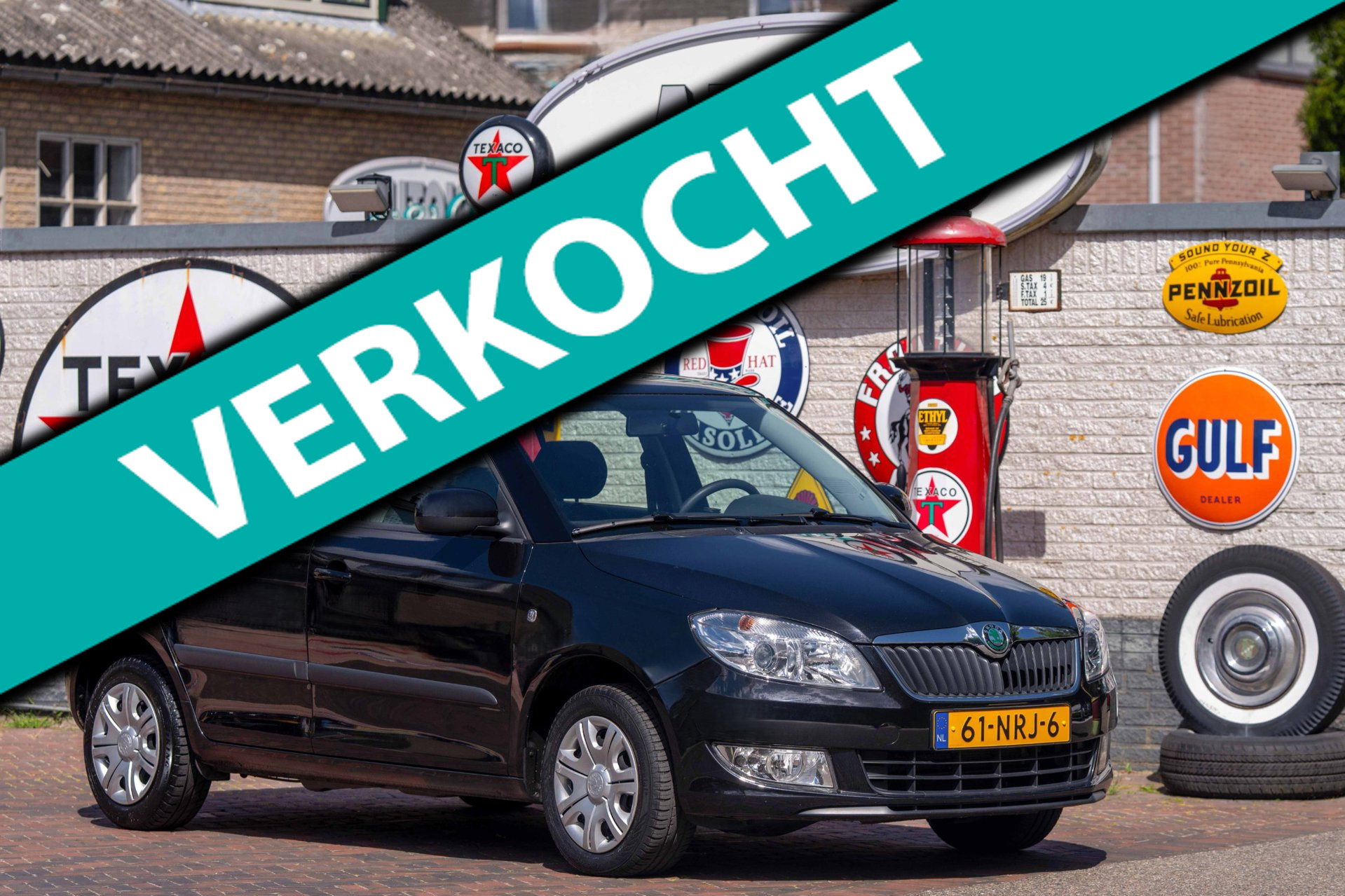 Skoda Fabia 1.2 TSI Ambition 1e Eigenaar 68.600 km +NAP NL-auto 2010 - voorkant