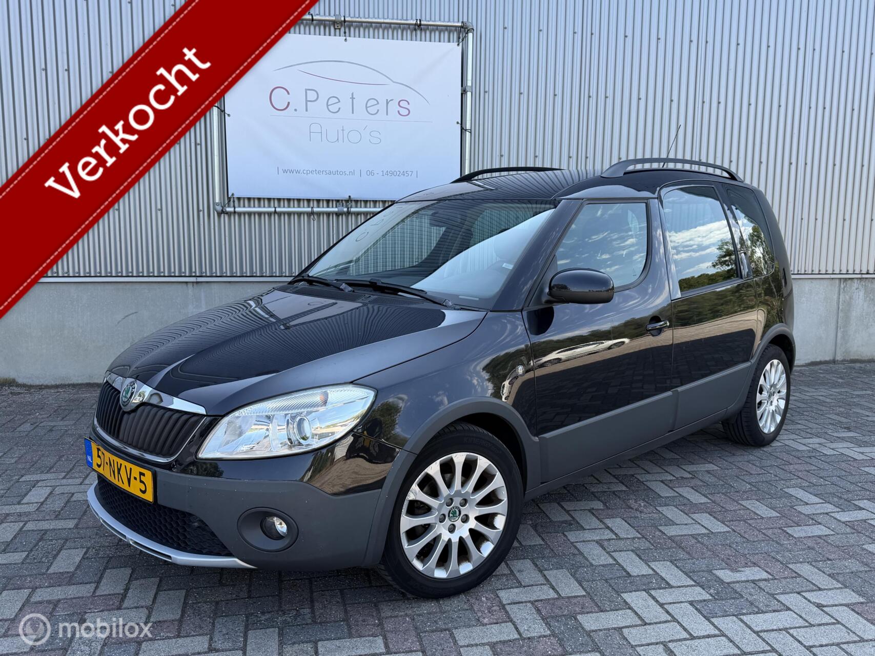 Skoda Roomster 1.2 TSI Ambition 2010 / Airco / Trekhaak / Cruisecontrol / NAP 2010 - voorkant