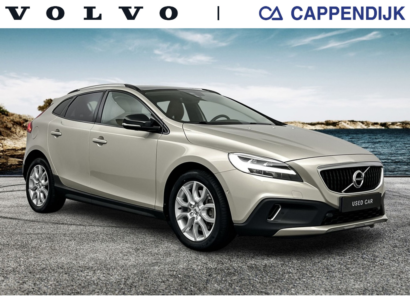 Volvo V40 Cross Country T3 AUT6 Polar+ Luxury| Pano| Camera| DAB+| Leder| Keyless 2019 - voorkant