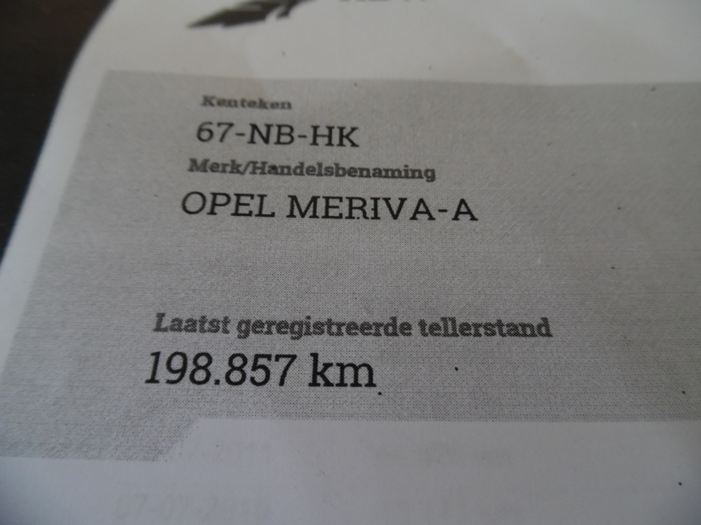 Foto van Opel Meriva-a