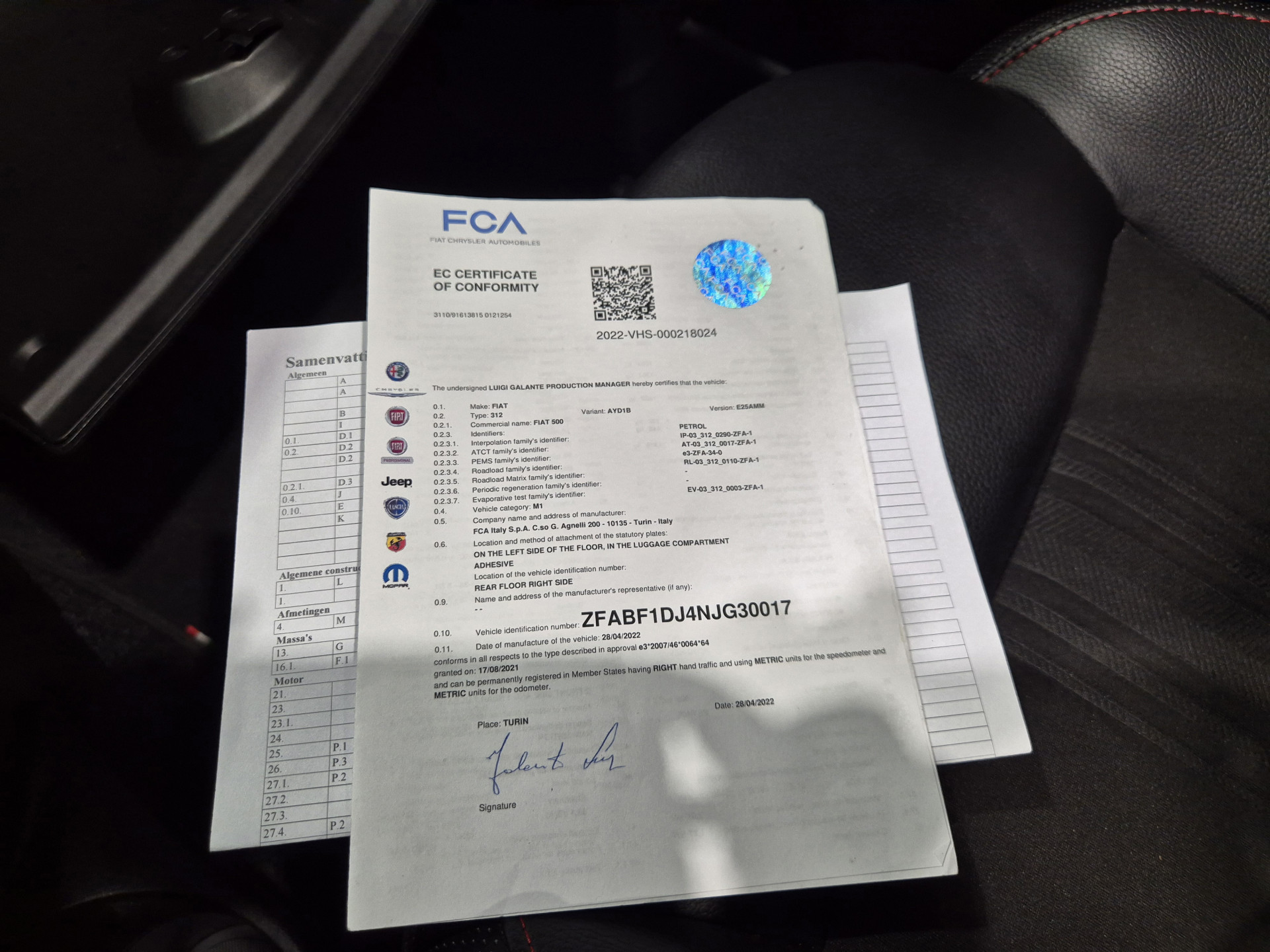 Foto van Fiat 500