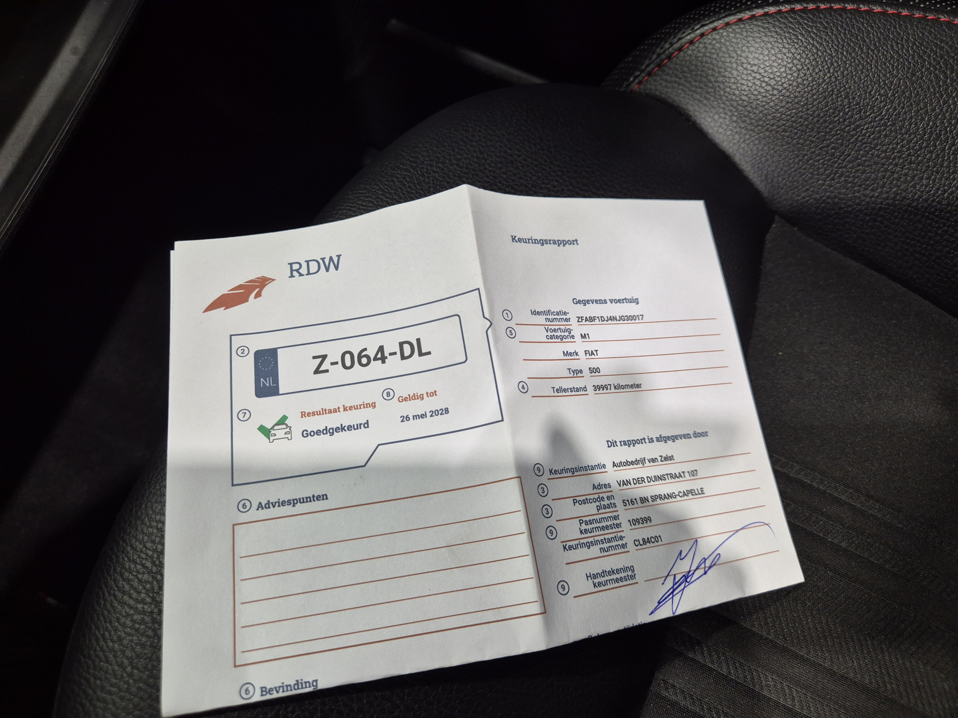 Foto van Fiat 500