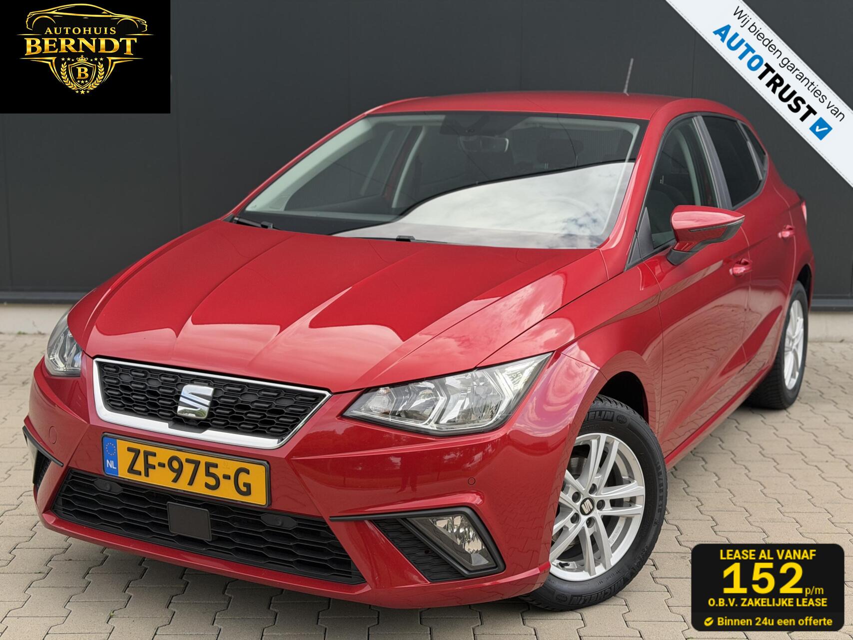 Seat Ibiza 1.0 TSI Style Camera PDC Cruise  Carplay Climate 2019 - voorkant