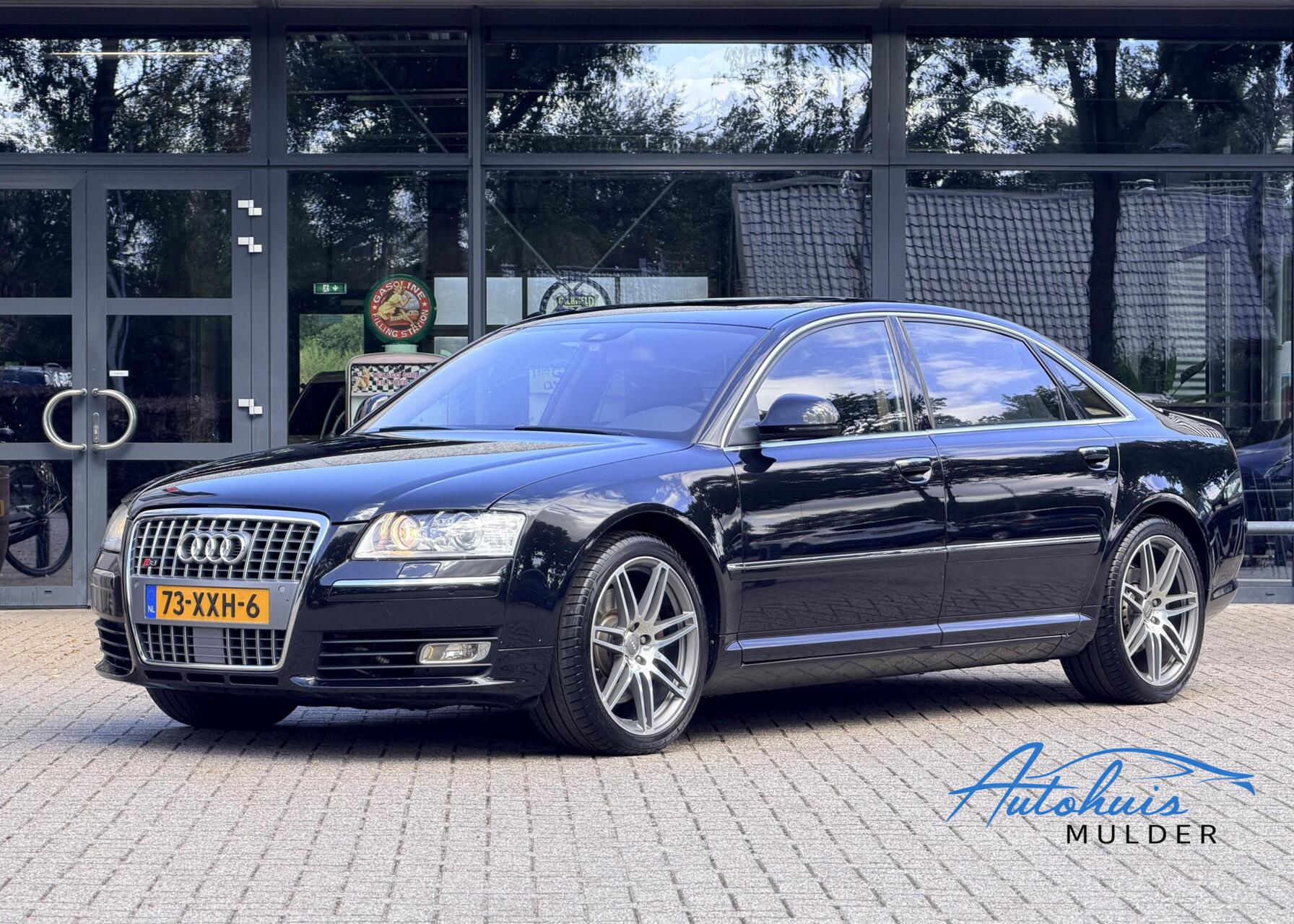 Audi Audi A8l 4.2 FSI quattro Lang Pro Line | Schuifdak | Luchtvering | Keyless | B&O | S8 Gril 2008 - voorkant