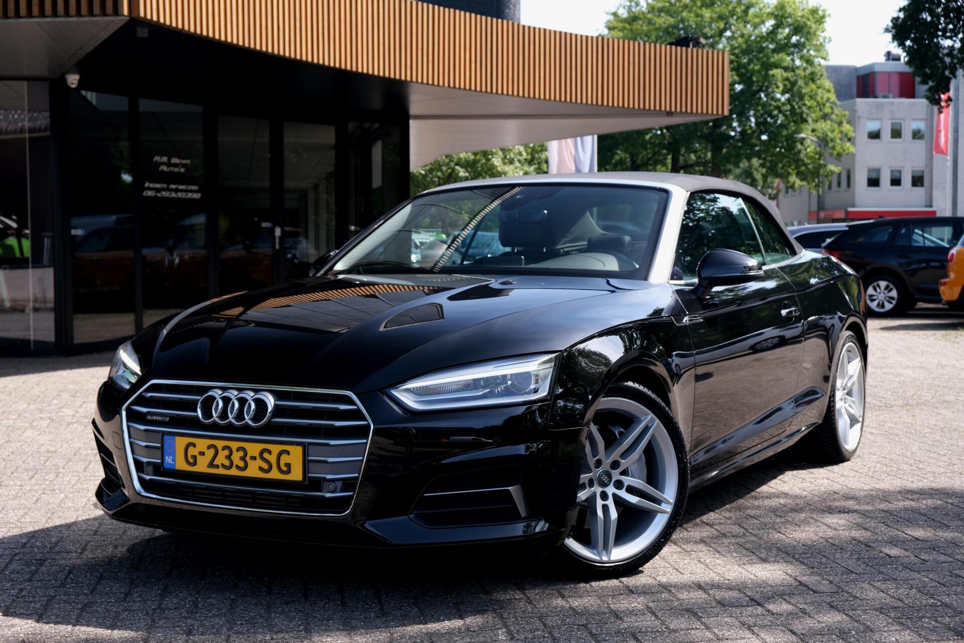 Audi A5 Cabriolet 2.0 TFSI quattro Sport Pro Line S|Rijklaar!|Stoelverwarming|Clima|Cruise|Dealeronderhouden 2017 - voorkant