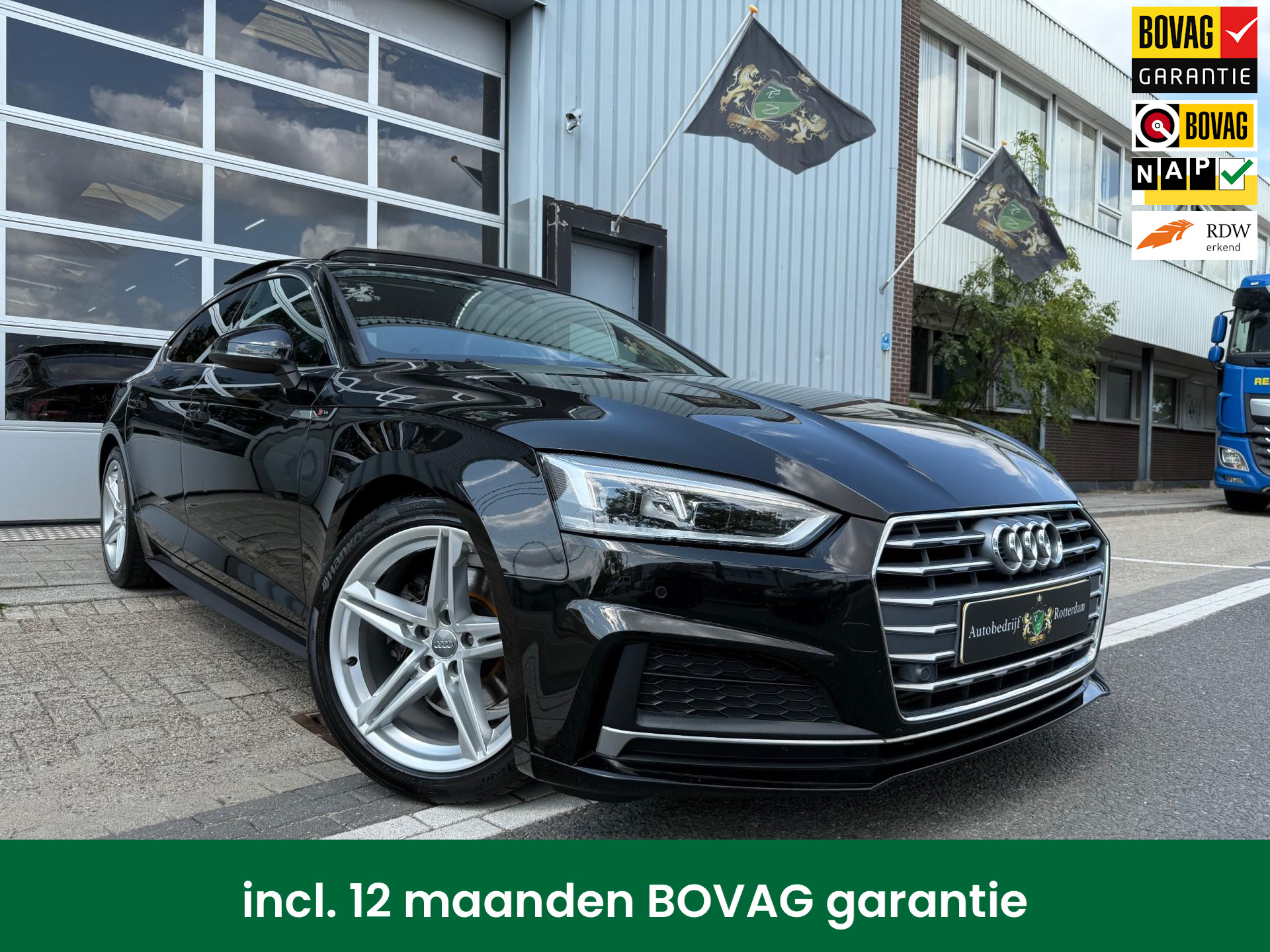 Audi A5 Sportback 40 TFSI Sport 2x S-Line LED/LEER/NAVI/PANO 2020 - voorkant