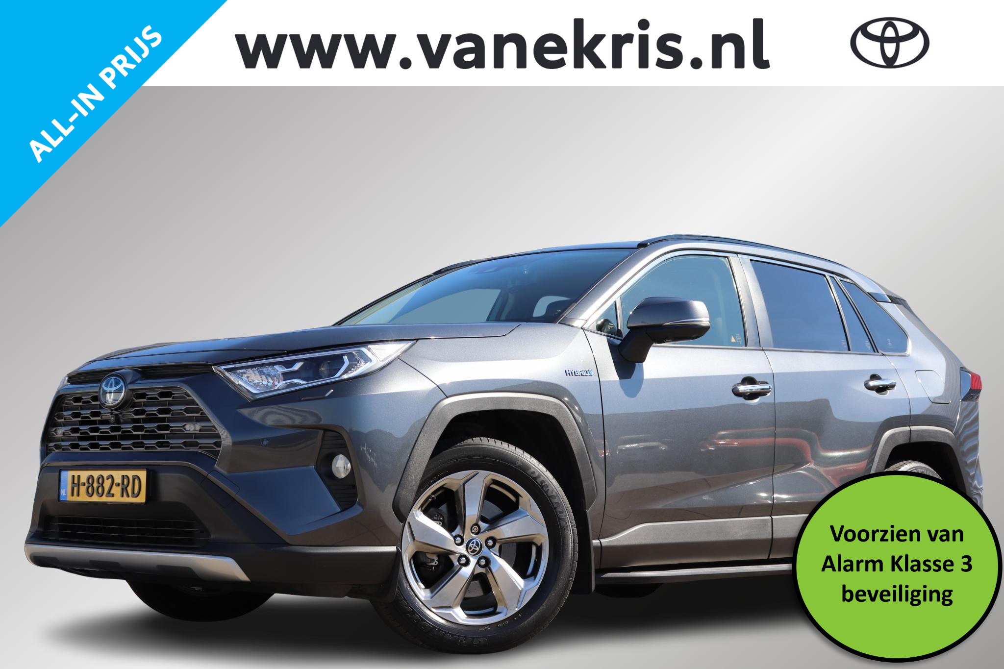 Toyota Toyota Rav4 2.5 Hybrid AWD Executive, 2020 - voorkant