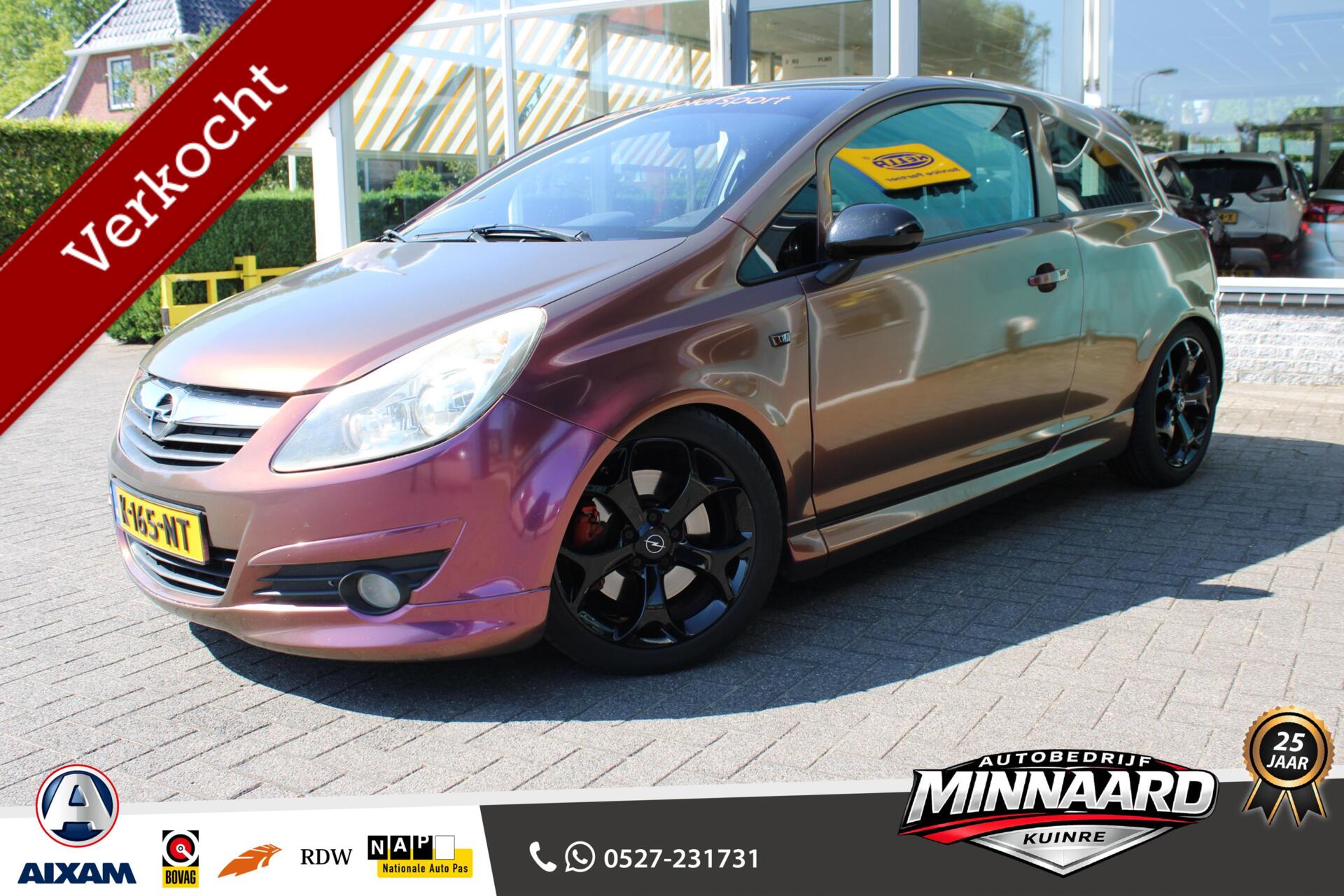 Opel Corsa 1.6-16V GSI|Airco|Stoel en Stuur verw. 2010 - voorkant