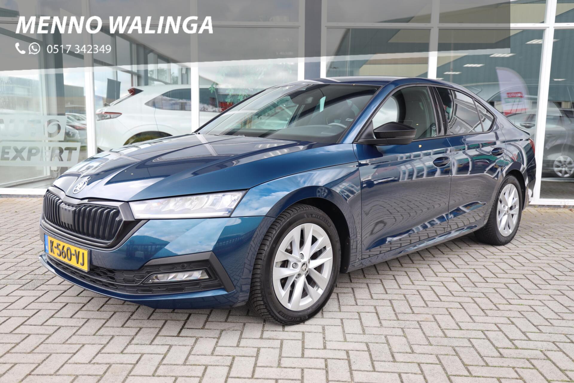 Skoda Octavia 1.0 e-TSI Sport Business|Navi|Apple carplay/Android auto|Clima|LED|Sportstoelen| 2021 - voorkant
