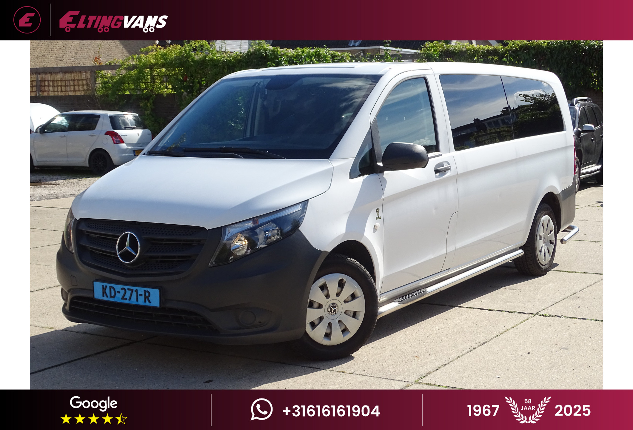 Mercedes-Benz Vito Tourer 109 BlueTEC Base Extra Lang 2016 - voorkant