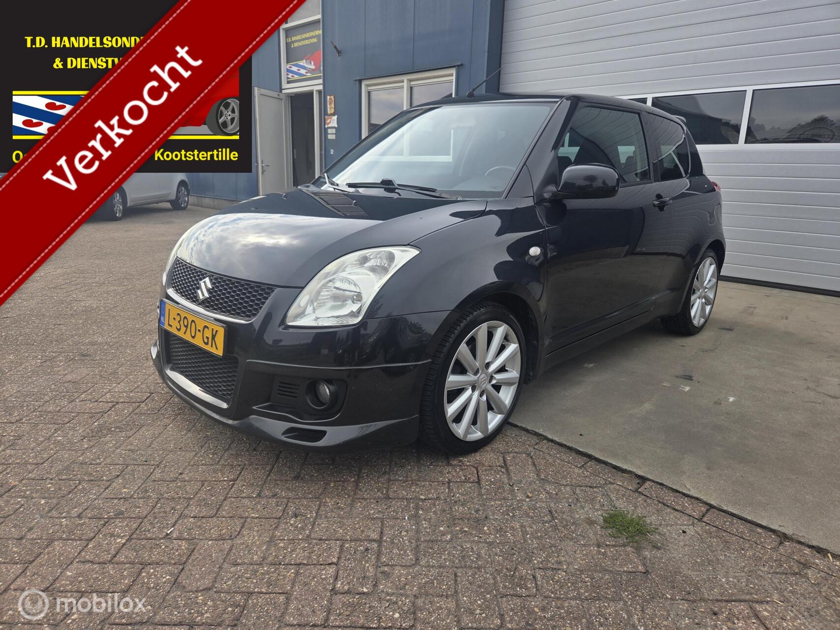 Suzuki Swift 1.6 Sport met 160xxx km. 2008 - voorkant