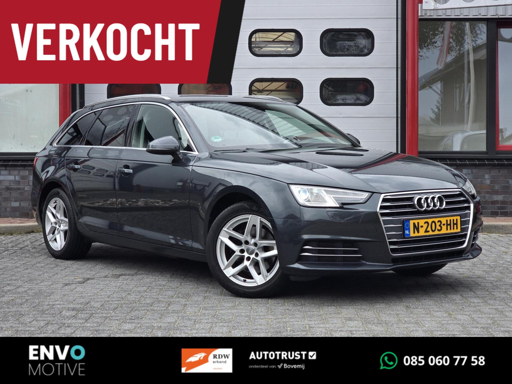 Audi A4 Avant 1.4 TFSI Sport Lease Edition LED/Navi/Trekhaak 2017 - voorkant