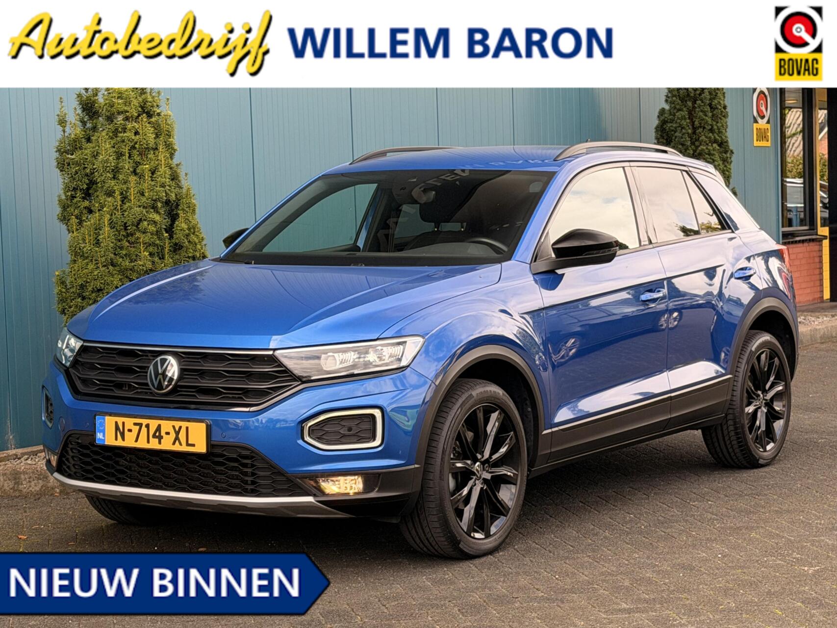 Volkswagen T-roc 1.5 TSI Sport+ Black Edition | CAM | ADAPT.CRUISE | CARPLAY | NAV | PDC | LED | DIGI.DASH | SPORTSTOELEN | 18" LMV 2022 - voorkant