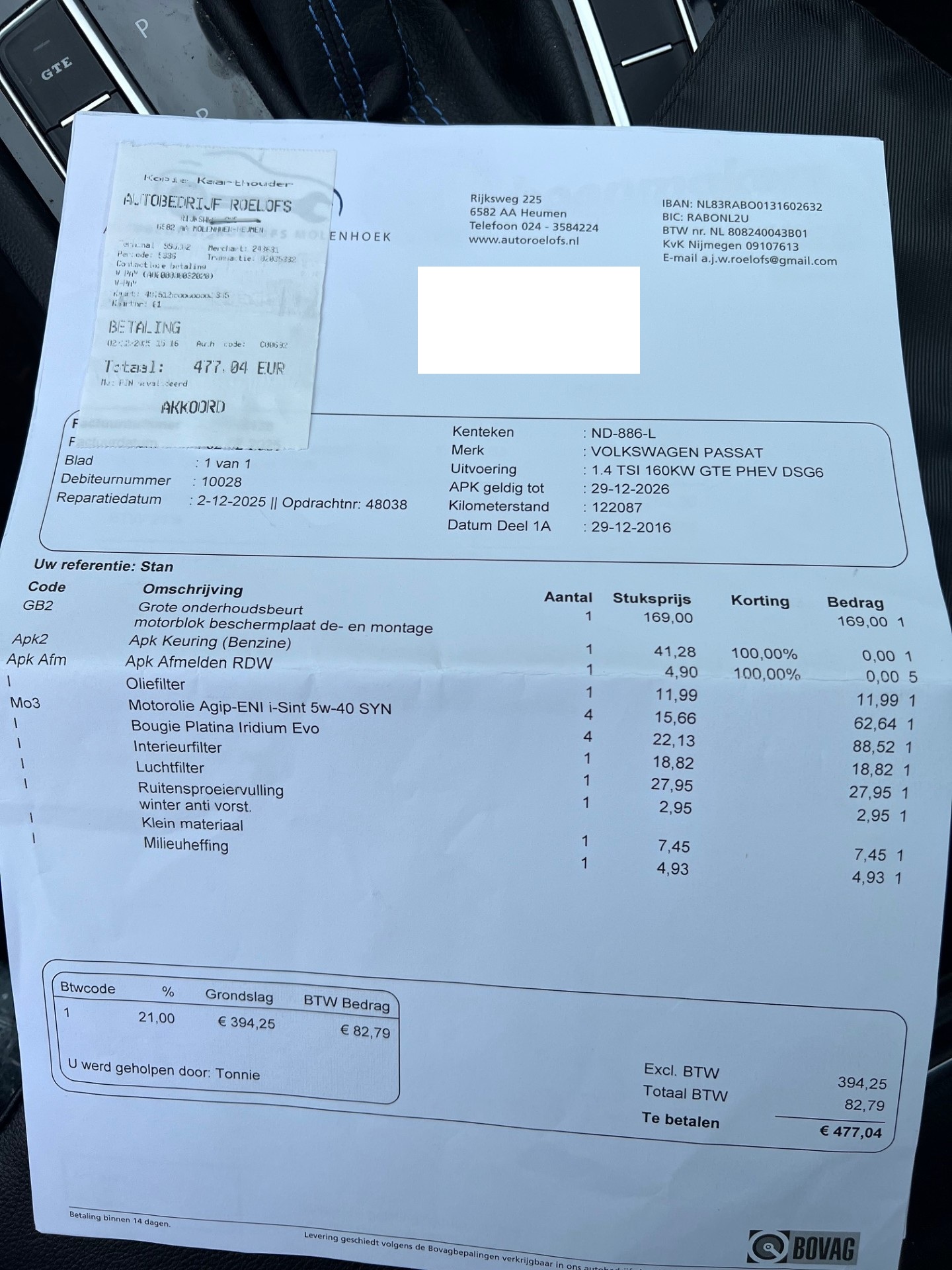 Foto van Volkswagen Passat