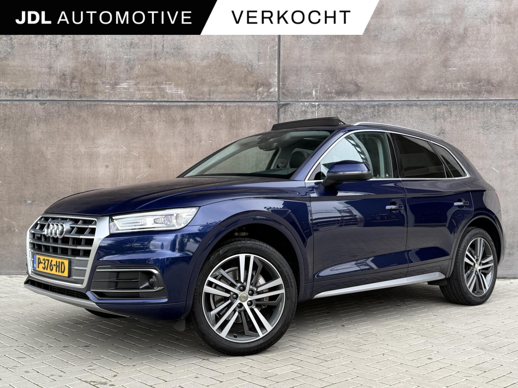 Audi Q5 2.0 TFSI quattro Design Pro Line Plus | Trekhaak | Panoramadak | HUD | Adaptieve Cruise | Digitaal Dashboard | Full LED | 2017 - voorkant