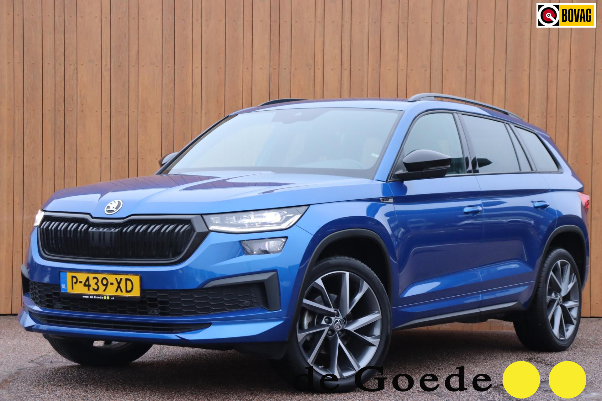 Skoda Kodiaq 1.5 TSI Sportline Bus. org.NL el.klep stuur+stoelverw camera 20" 2022 - voorkant