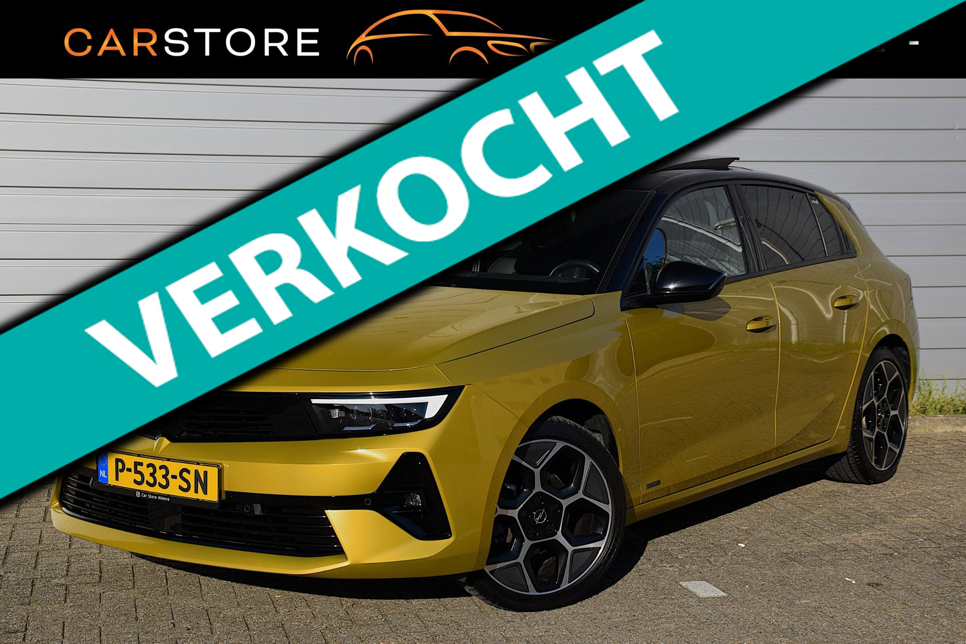 Opel Astra 1.2 Turbo Ultimate*1e Eigenaar*27Dkm*NAP*Head-up*360Cam*Pano*Vol 2022 - voorkant