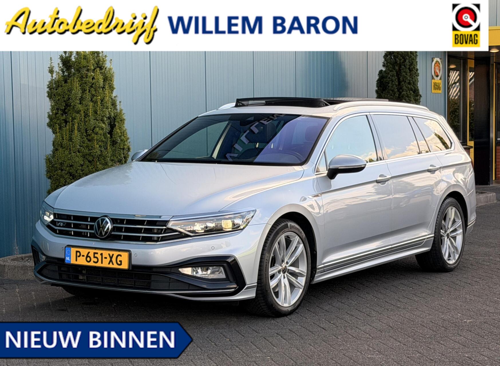 Volkswagen Passat 1.5 TSI R-Line Business + PANO | TREKH | CARPLAY | ADAPT.CRUISE | CAM | DIGI.DASHB | LED | 18'LMV 2022 - voorkant