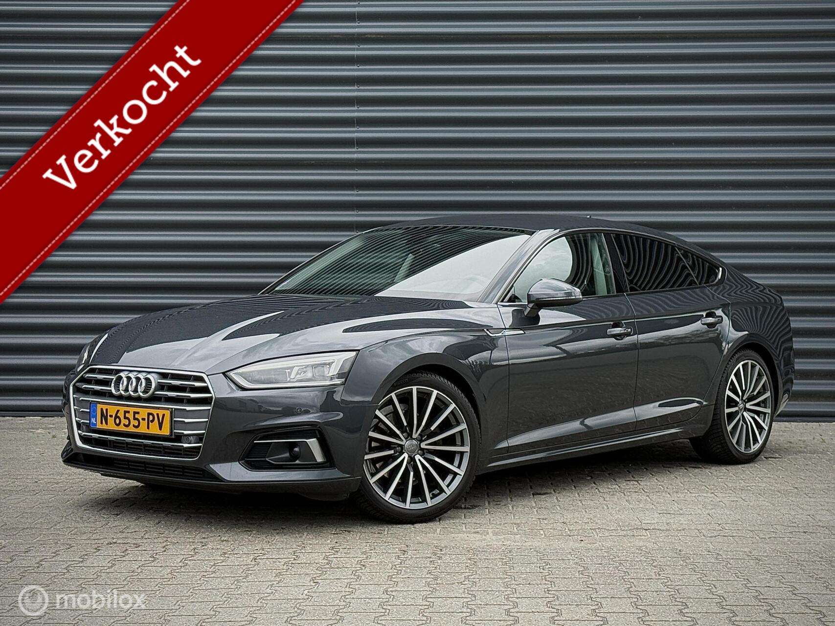 Audi A5 Sportback 40 TFSI Design Pro Line Plus|ACC|Stoelverw 2019 - voorkant