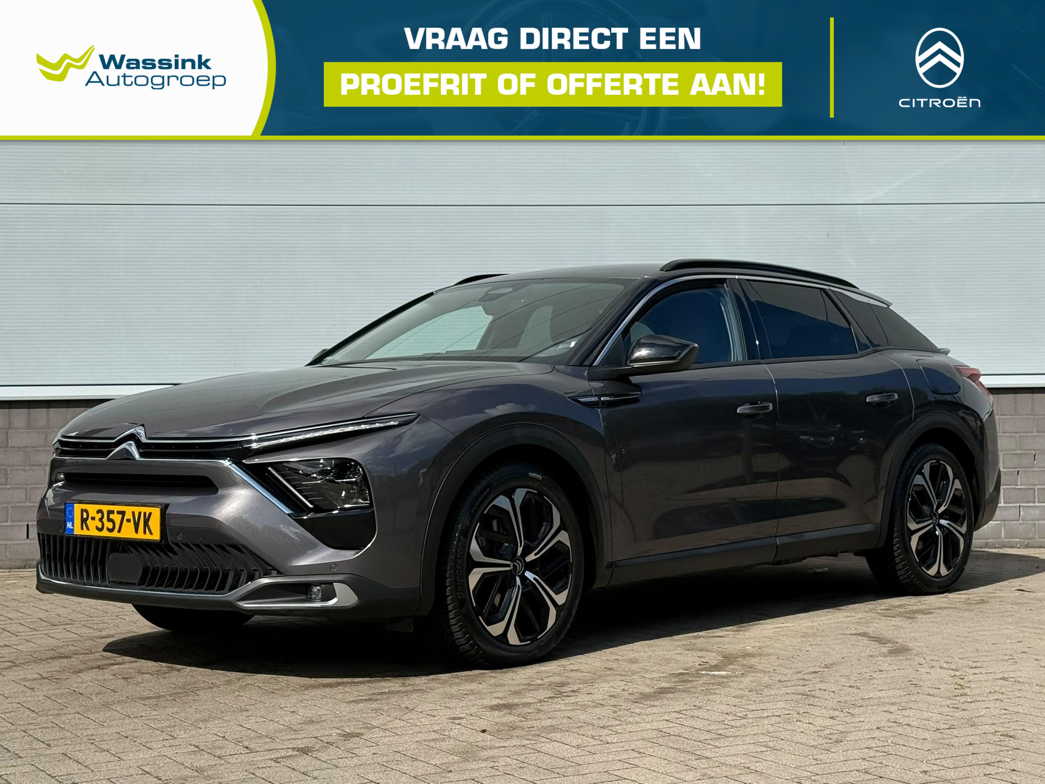 Citroen C5 X 1.6 Plug-in Hybrid 225 Business Plus 2022 - voorkant