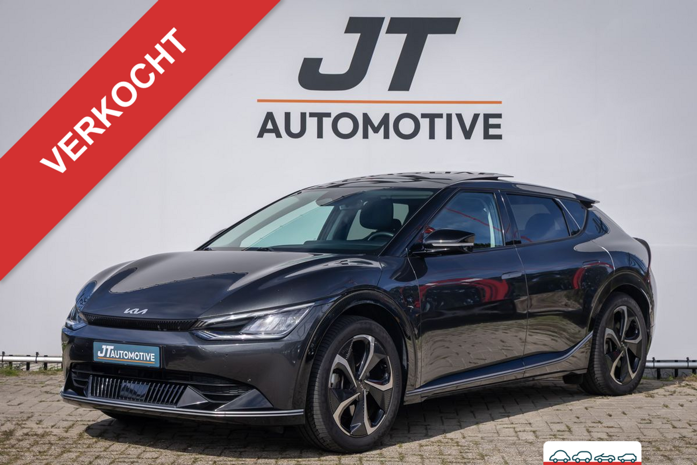 Kia Ev6 Plus Advanced 77.4 kWh NLAuto Trekhaak | Pannoramadak | Stoelverwarming | Elektrische kofferbak | memory stoel | adaptive cruise 2022 - voorkant
