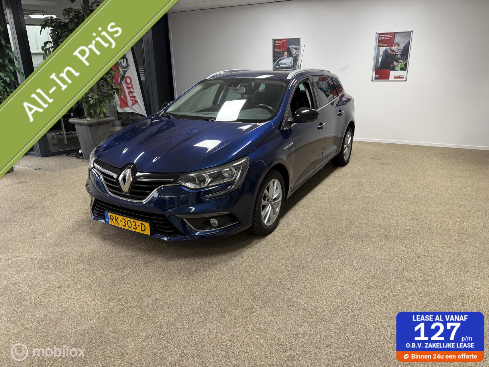 Renault Megane 1.2 TCe Limited, Incl nieuwe Apk en Grote beurt 2017 - voorkant
