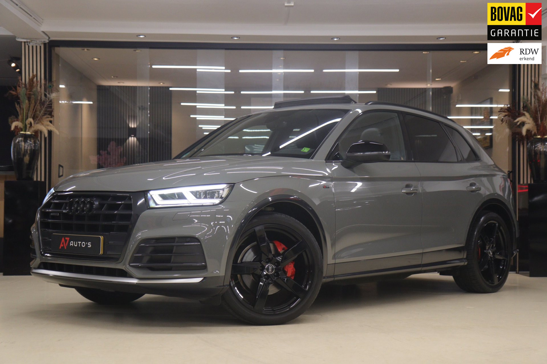 Audi Q5 2.0 TFSI quattro Sport 3X S-Line PANO/B&O/CARPLAY/LUCHTV/BOMVOL 2018 - voorkant