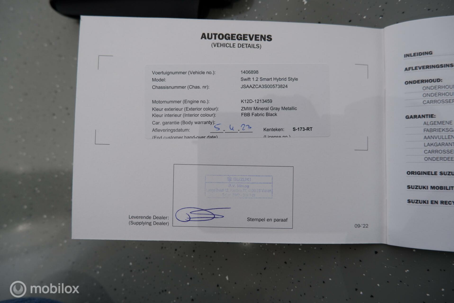 Foto van Suzuki Swift