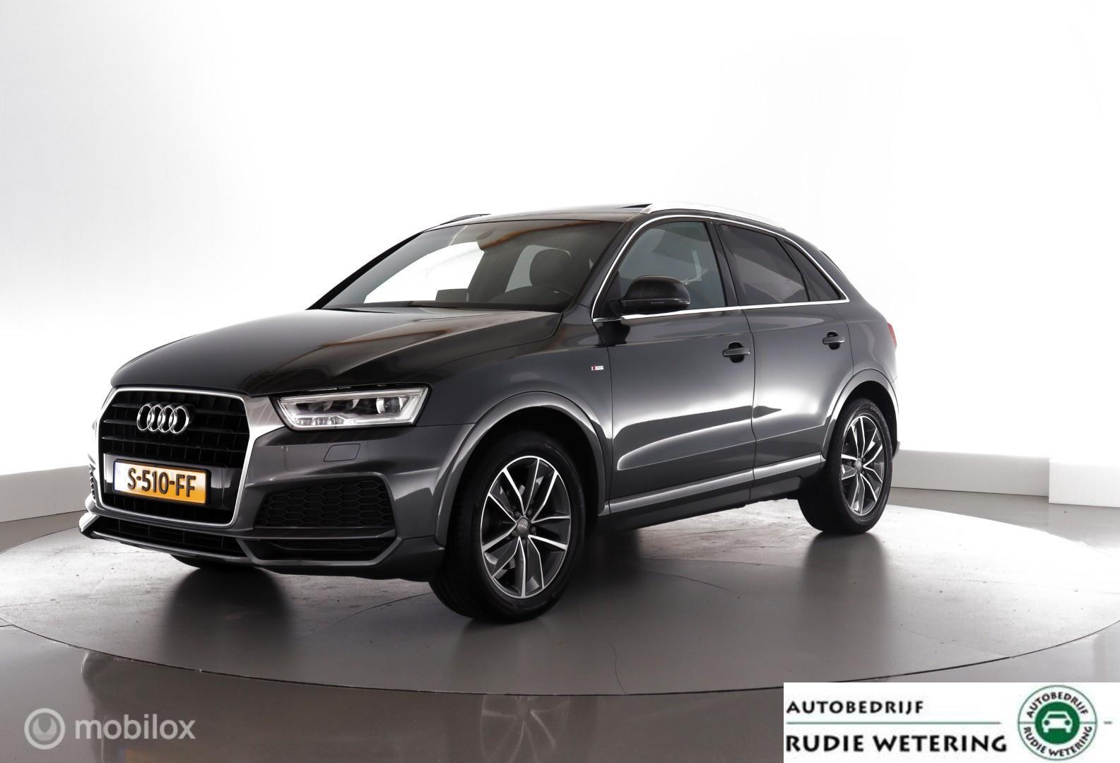 Audi Q3 1.4 TFSI CoD Sport S Line Edition trekhaak|pano|led|leer|stoelverw.nav|lmv18 2017 - voorkant