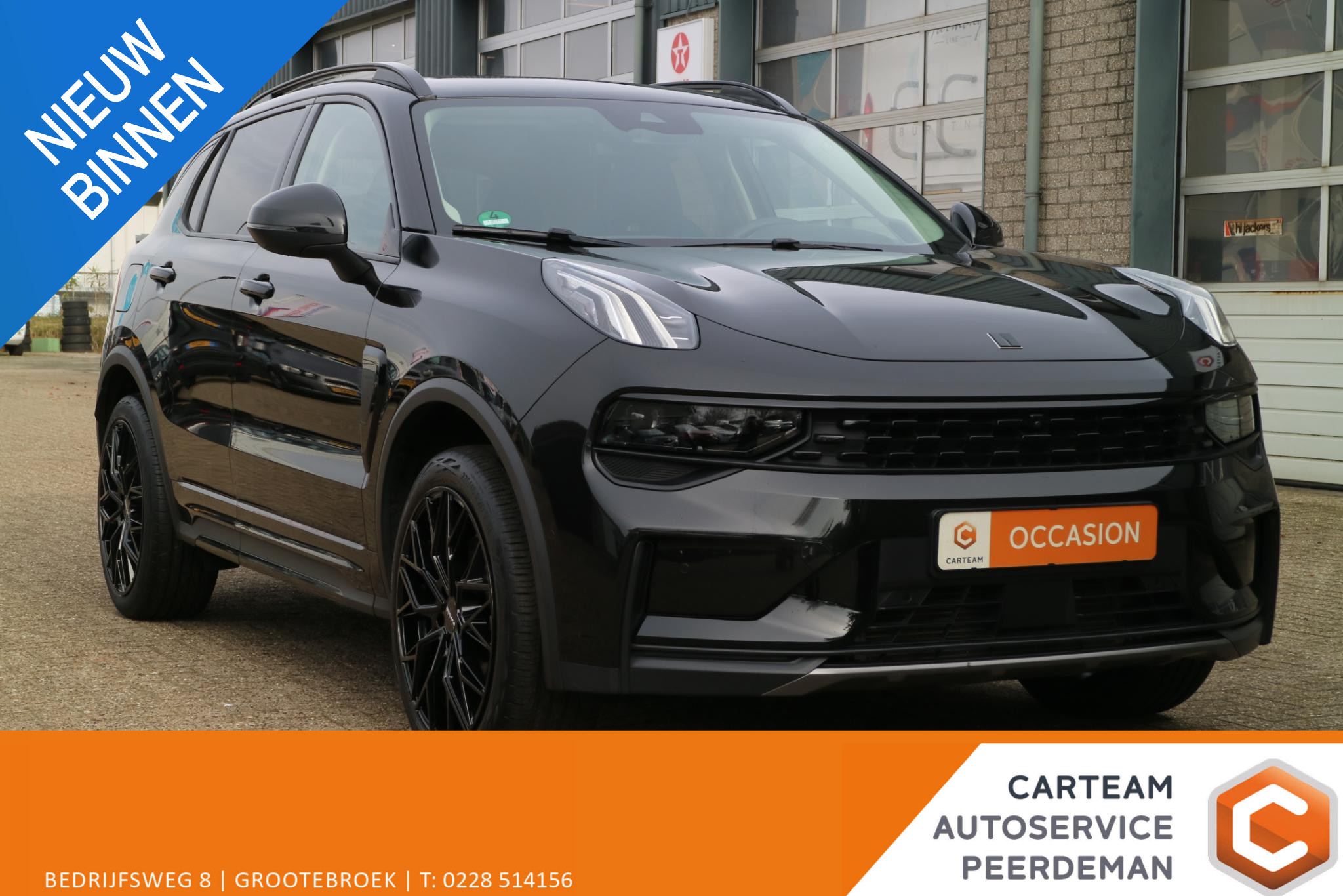 Lynk&co LYNK & Co 01 1.5 Midnight Black 2023 - voorkant