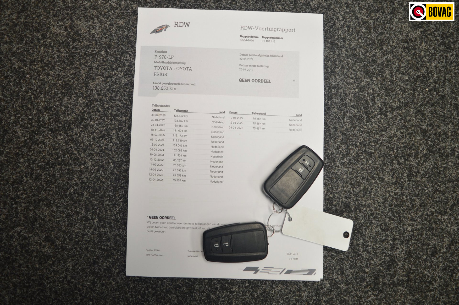 Foto van Toyota Toyota Prius