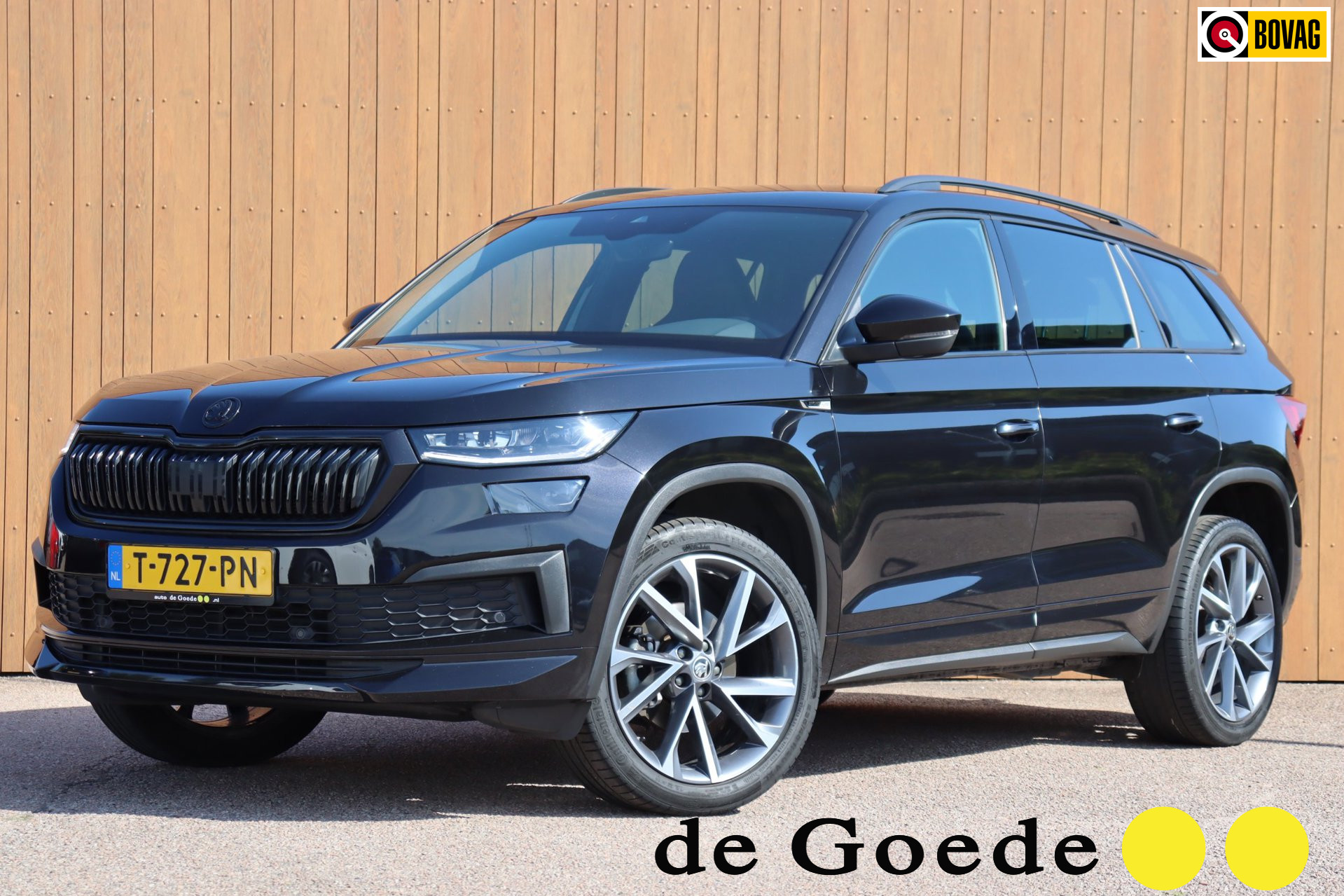 Skoda Kodiaq 1.5 TSI Sportline Business org.NL el.klep trekhaak stuurverw camera 2023 - voorkant