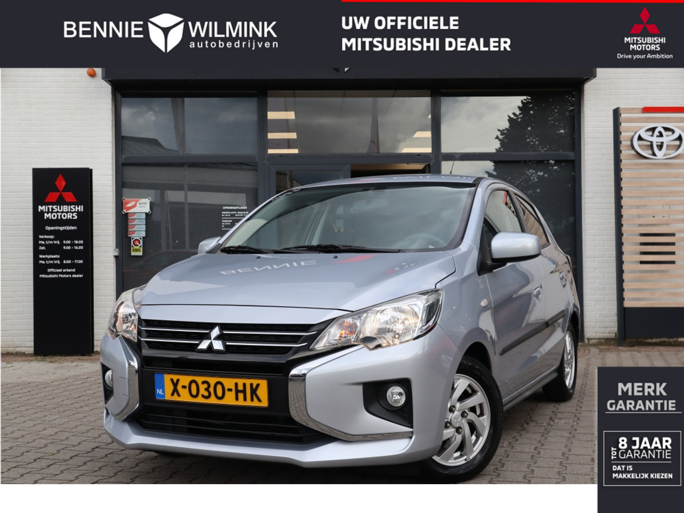Mitsubishi Mitsubishi Space Star 1.2 Dynamic Automaat Carplay | Armsteun 2023 - voorkant