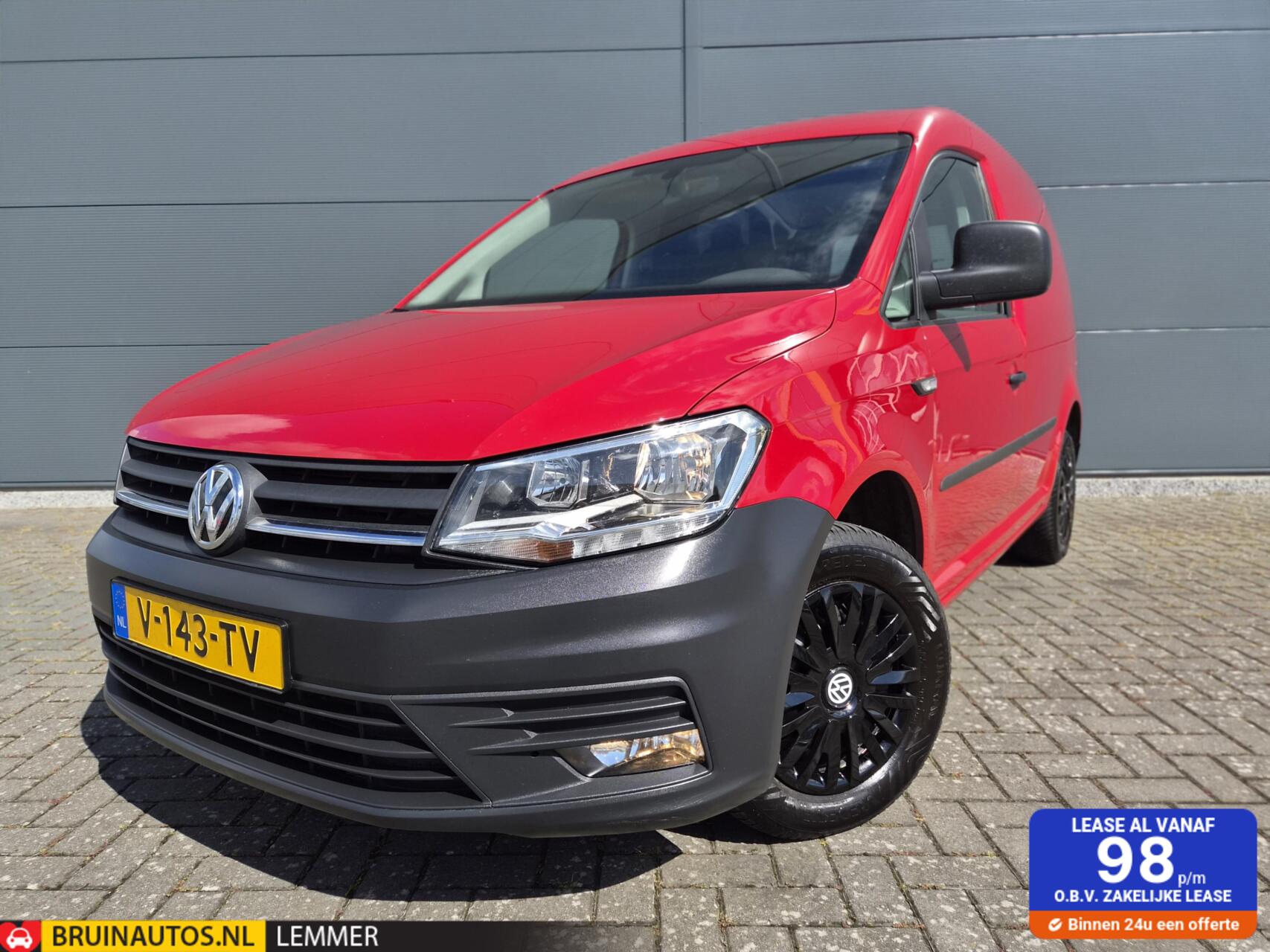 Volkswagen Caddy 2.0 TDI L1H1 Airco cruise navi trekhaak eu6 2019 - voorkant