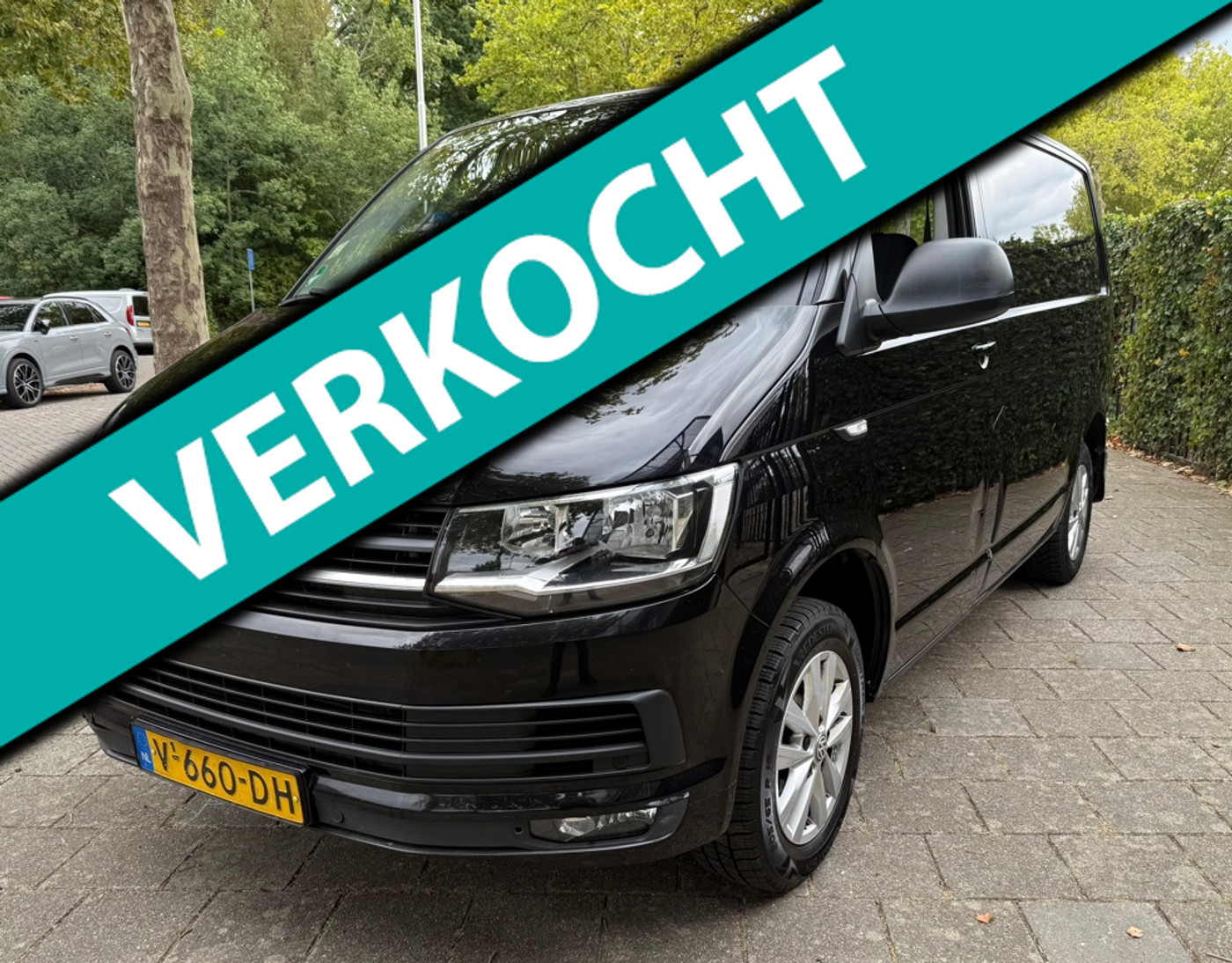 Volkswagen Transporter 2.0 TDI L1H2 Highline Automaat EX BTW Airco 2017 - voorkant