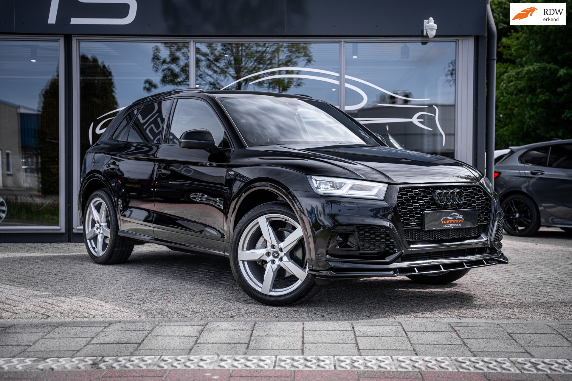 Audi Q5 RSQ5 Look|2.0 TFSI quattro Design Pro Line Plus|Matrix|Adaptive Cruise|Bang & Olufsen|3X S-Line|Digital Dash|3-Zone| 2017 - voorkant