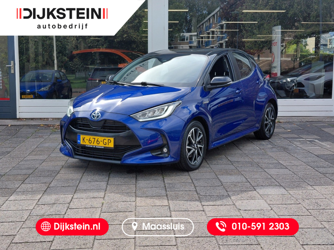 Toyota Toyota Yaris 1.5 Hyb. Dynamic Bi-Tone 2020 - voorkant