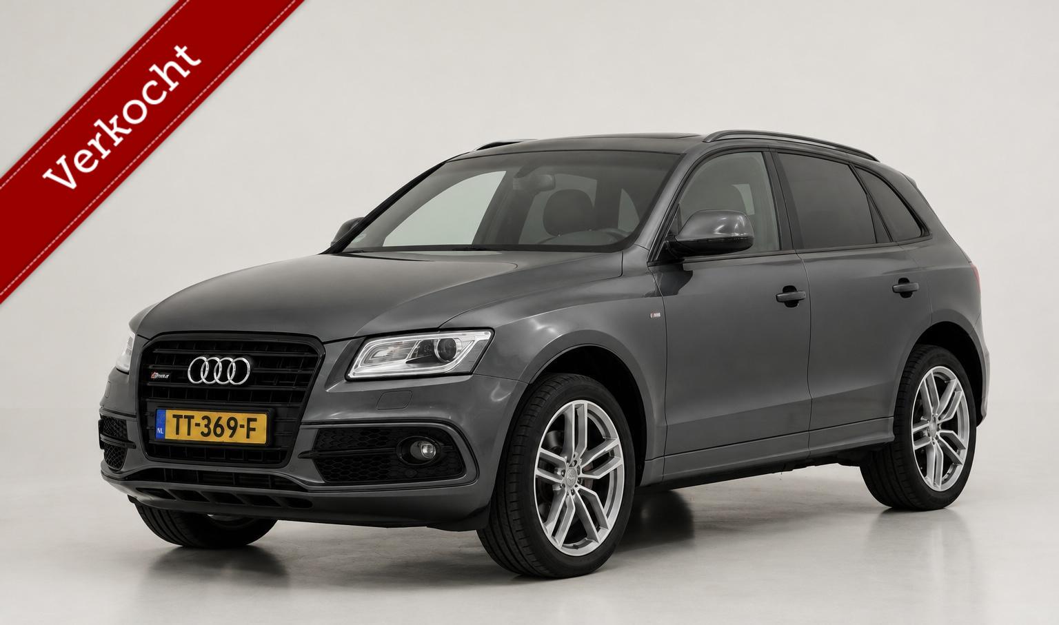 Audi Q5 3.0 TDI Quattro 3x S Line PANO|MEMORY|B&O|ELEK. HAAK 2015 - voorkant