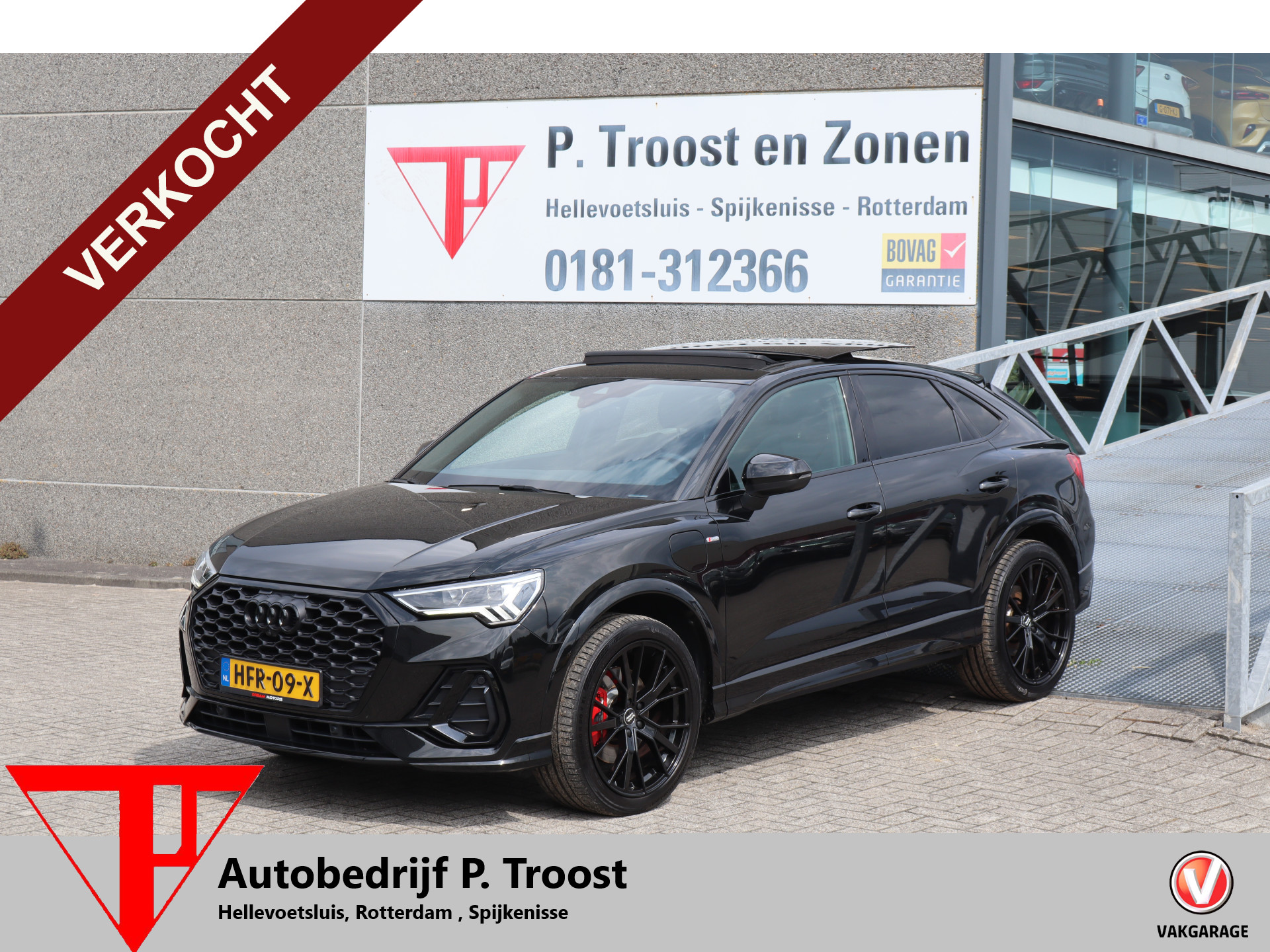 Audi Q3 Sportback E-tron 45 TFSI e 3x S-Line Panoramadak/360 graden camera/Sonos audio/Apple carplay/Stoelverwarming/Parkeersensoren/Navigatie/20 inch LM velgen 2021 - voorkant