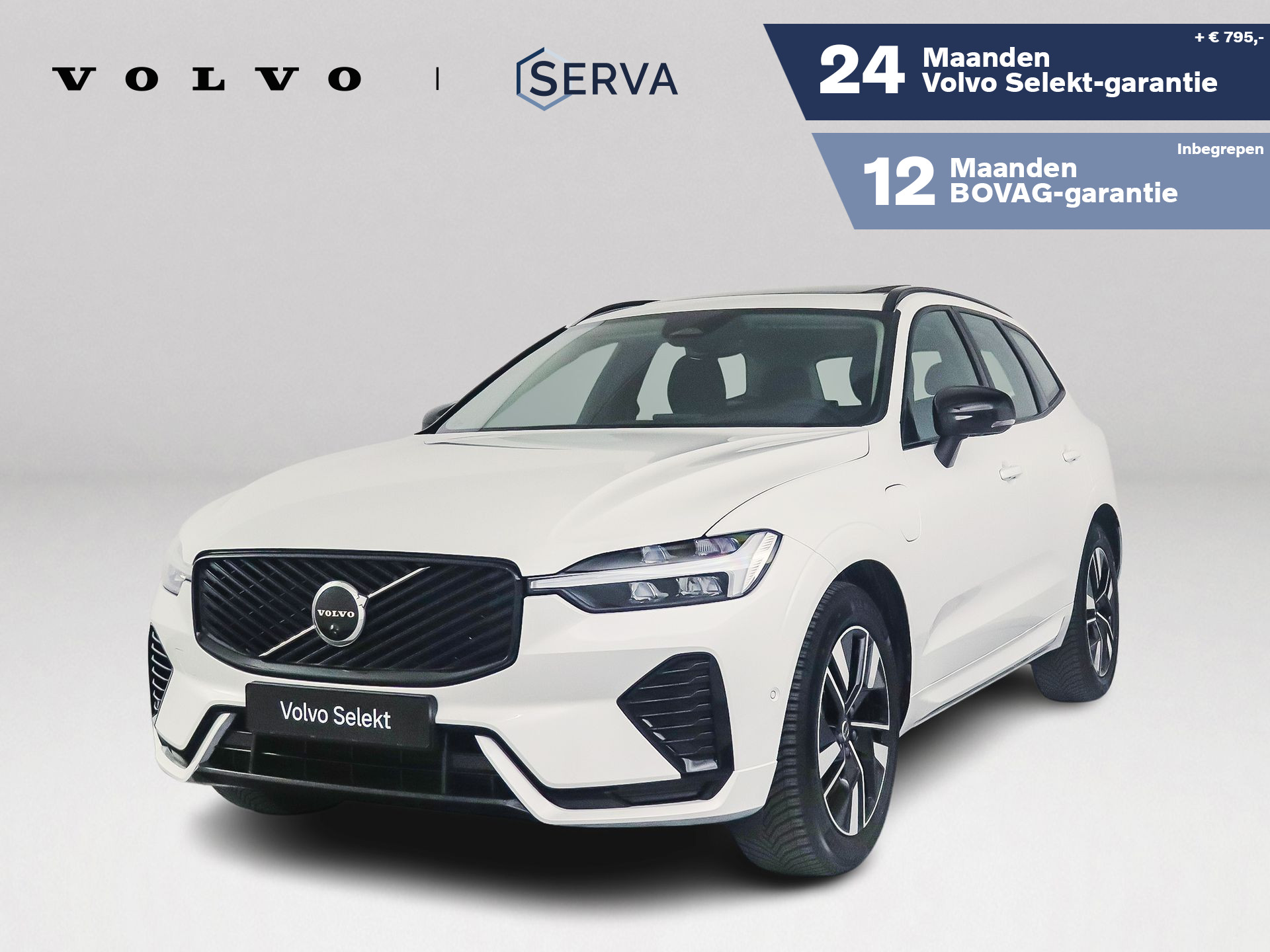 Volvo Xc60 T6 Plug-in hybrid AWD Plus Dark | SOH 100% | Panoramadak | 360° camera | Luchtvering | Harman Kardon | Head-up display | Stoel- en Stuurverwarming | Trekhaak 2025 - voorkant