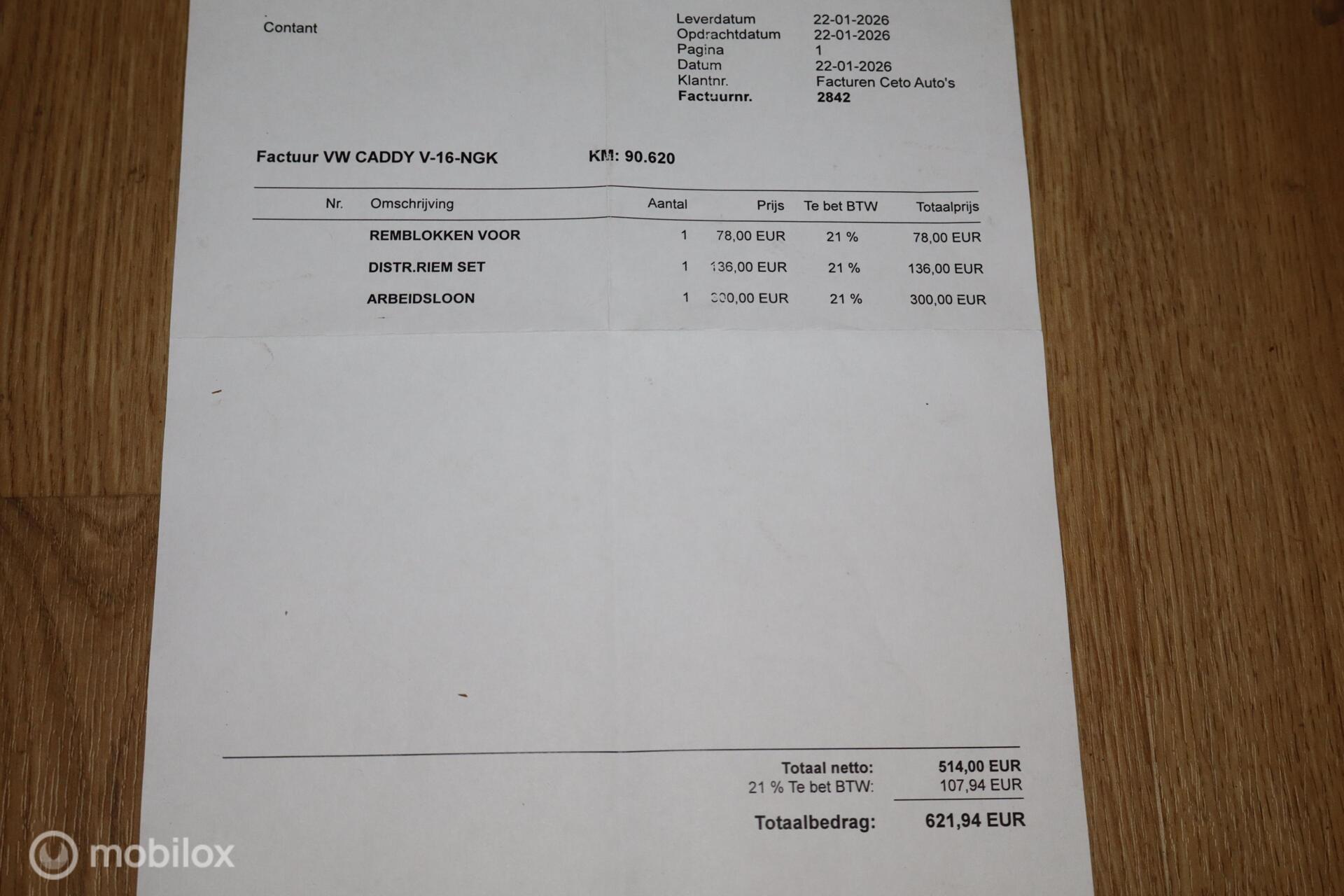 Foto van Volkswagen Caddy