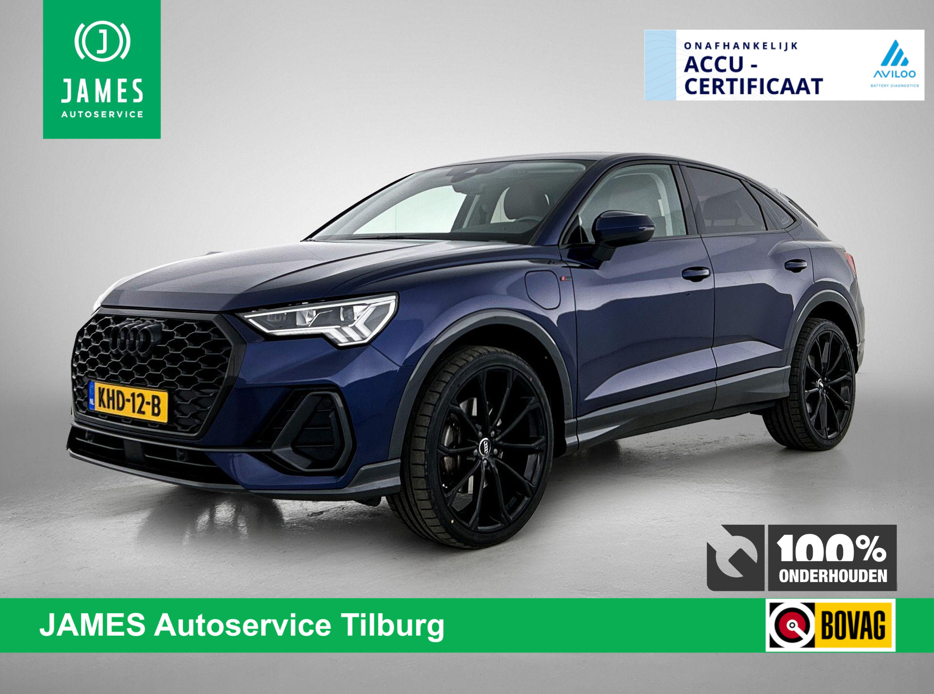 Audi Q3 Sportback 45 TFSI e Edition 245Pk |Navigatie | Camera | ACC | Climate | Leder | 21" Lichtmetaal | Led. 2022 - voorkant